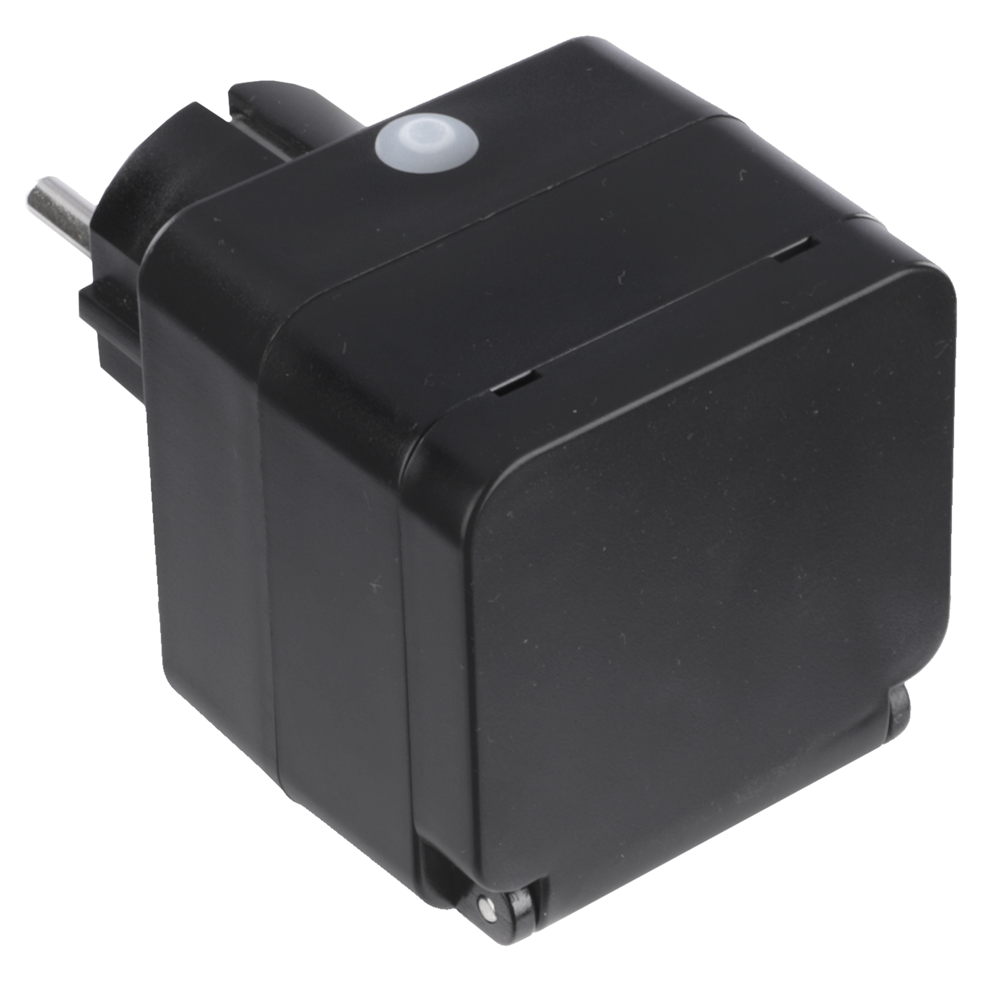 Q-LINK ADAPTERSTEKKER - RANDAARDE - WIFI METER - 16A - ZWART