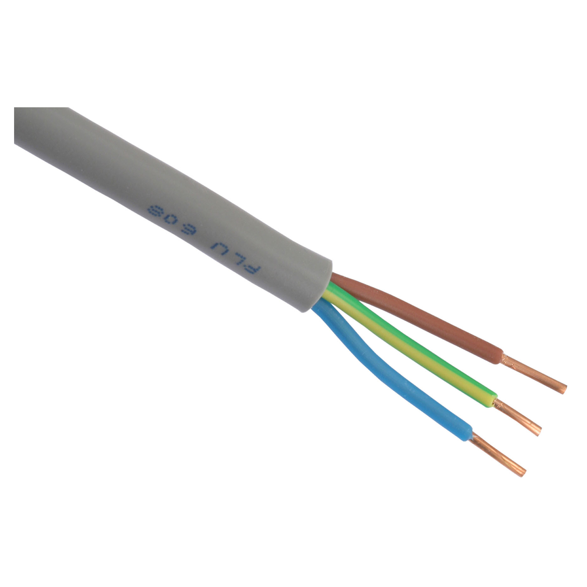 BUITENKABEL - XMVK - 3 X 2.5 MM² - 10 M - GRIJS