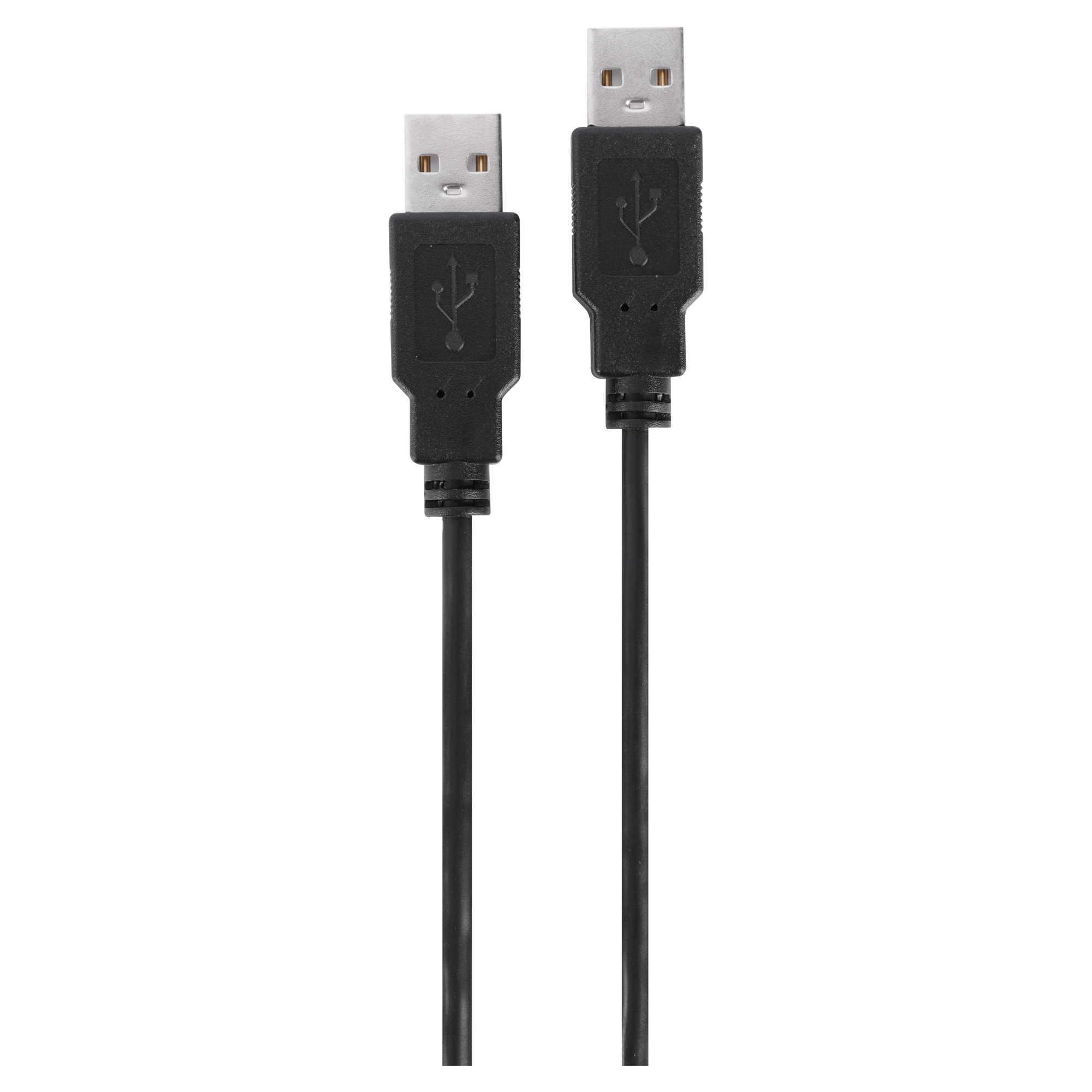 Q-LINK USB KABEL - 2.0 - USB-A MALE/MALE - 2 M - ZWART