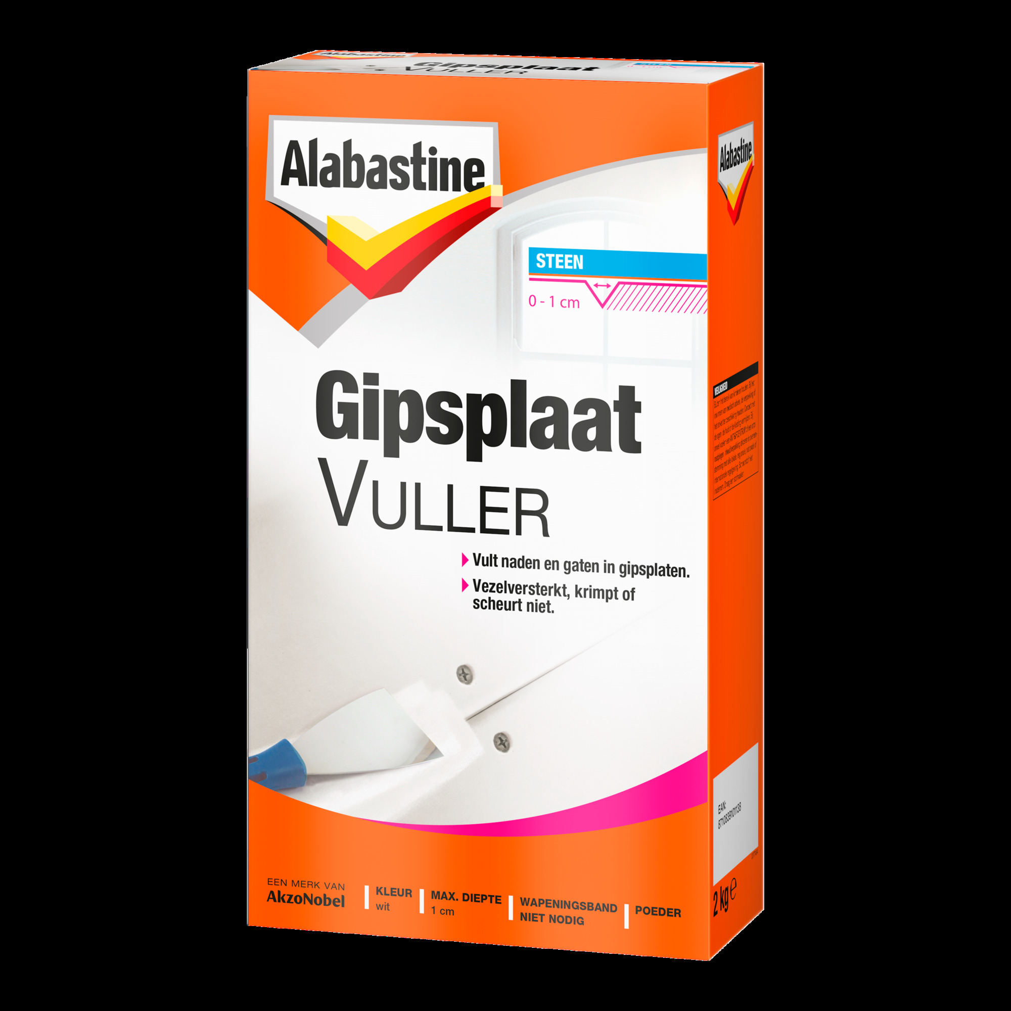 ALAB. GIPSPLAATVULLER 2KG PAK
