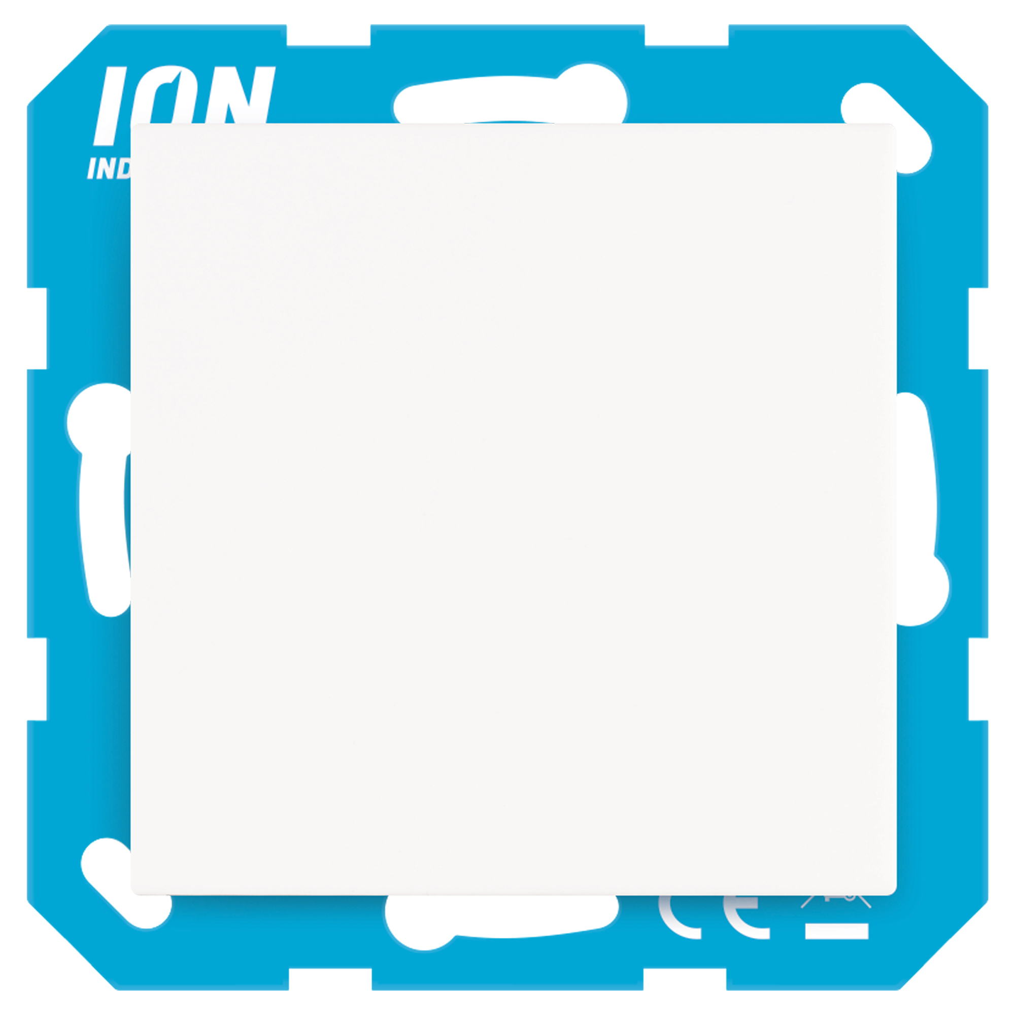 ION INDUSTRIES V1/J1 BLINDPLAAT - ALPIN WIT