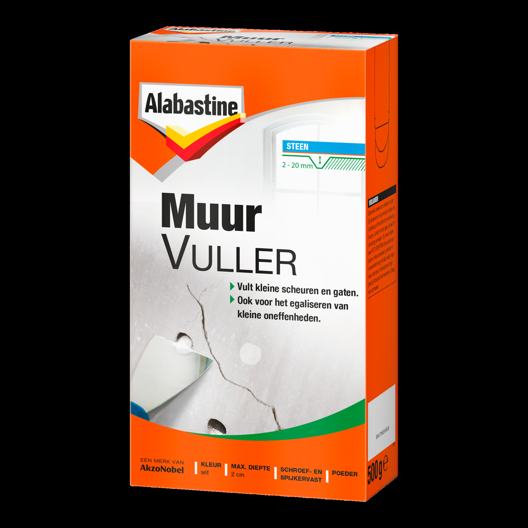 ALAB. MUURVULLER 500GR PAK