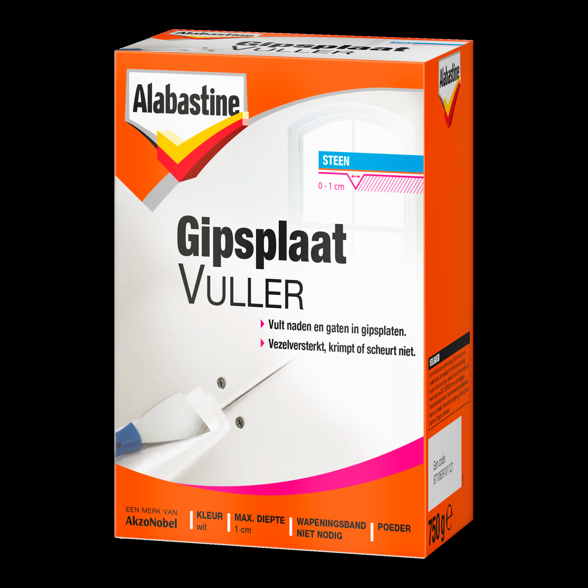 ALAB. GIPSPLAATVULLER 750GR PAK