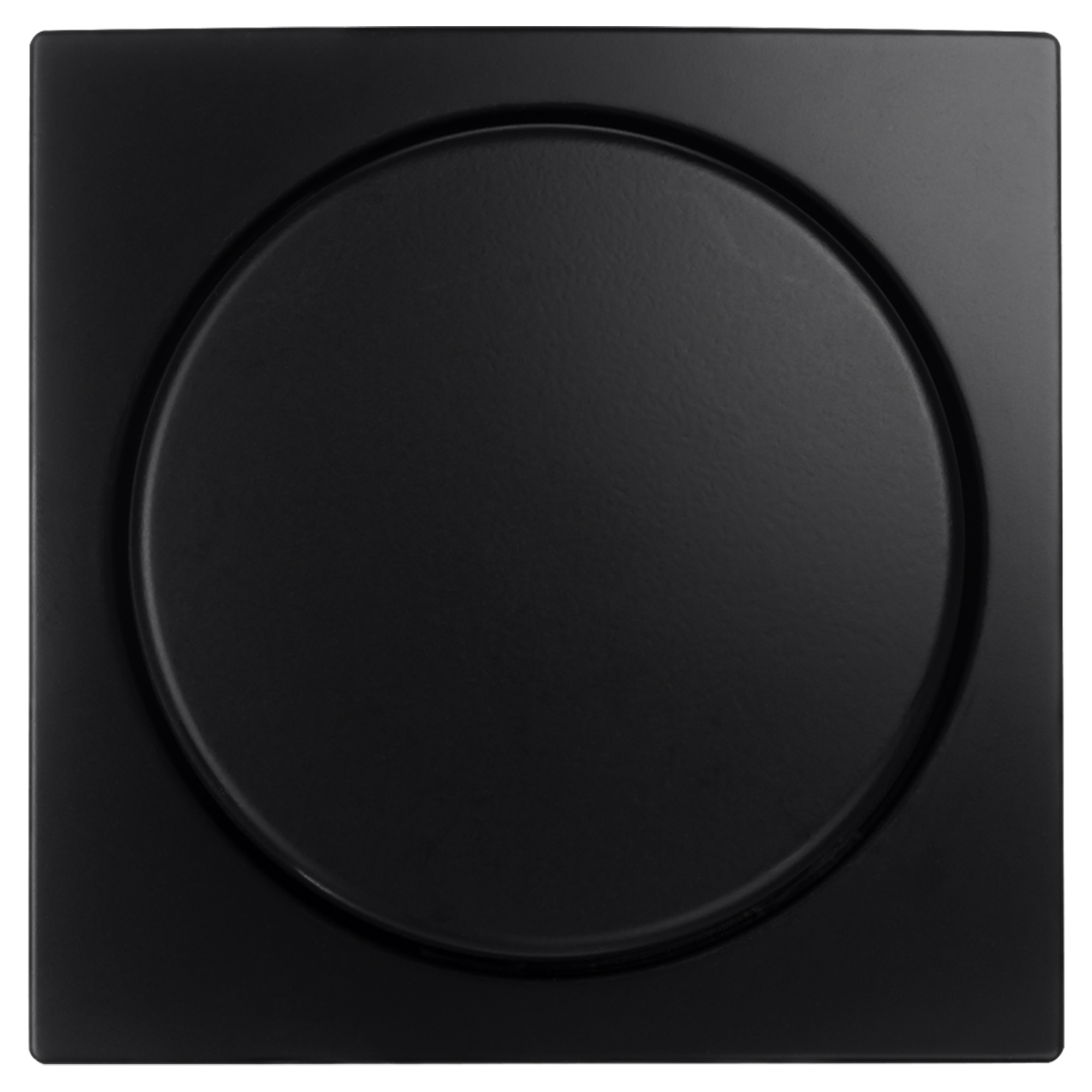 ION INDUSTRIES E1 CENTRAALPLAAT - MET KNOP - DUO DIMMER - MAT ZWART