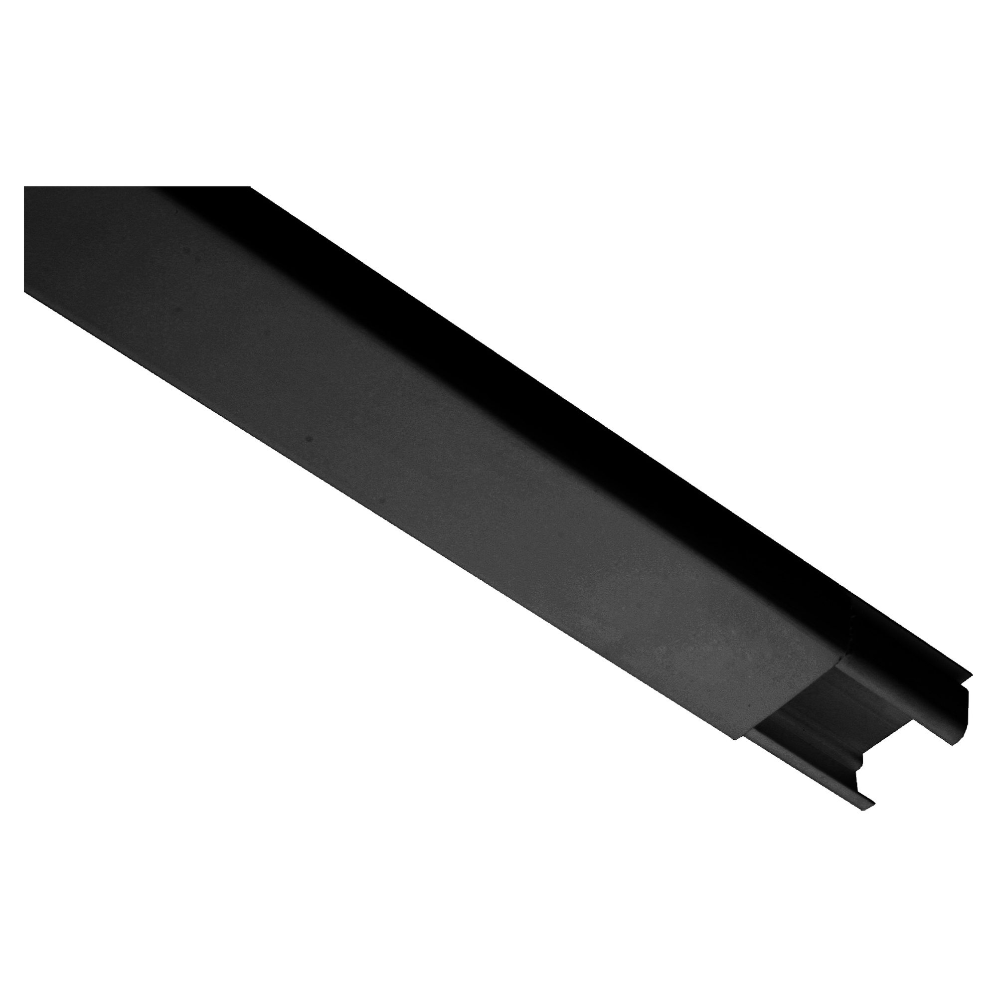 LEIDINGLIJST - 20 X 10 - 2 M - ZWART