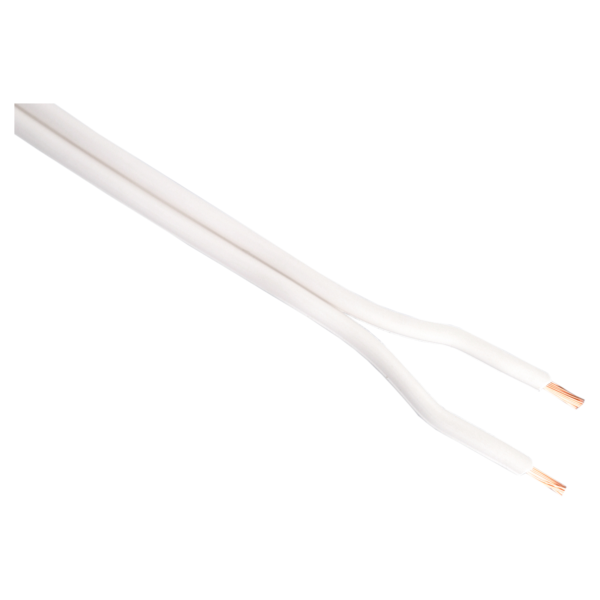TWEELINGSNOER - ZWAKSTROOM TOT 42 VOLT - 2 X 0,75 MM² - 10 M - WIT