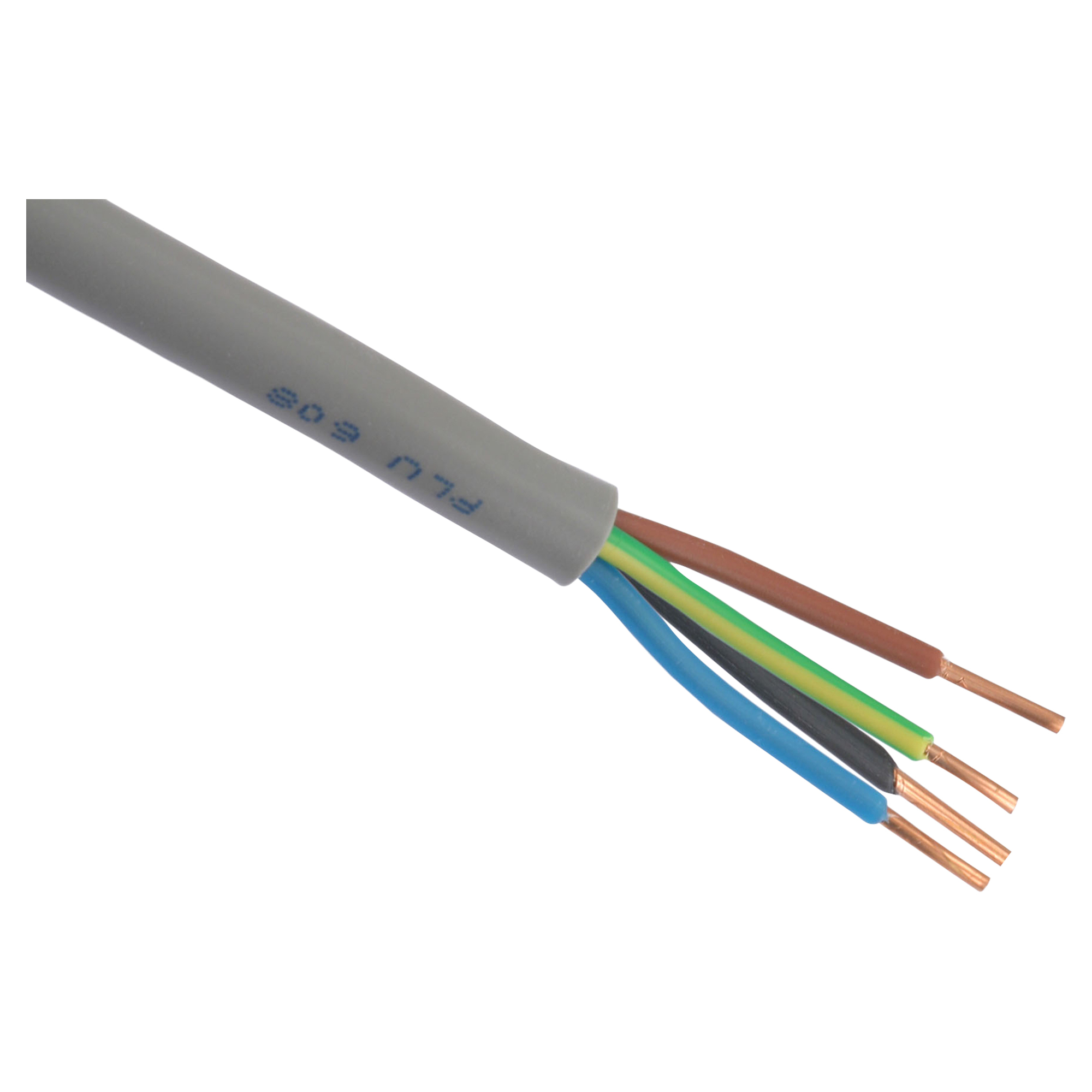 BUITENKABEL - XMVK - 4 X 2.5 MM² - 25 M - GRIJS