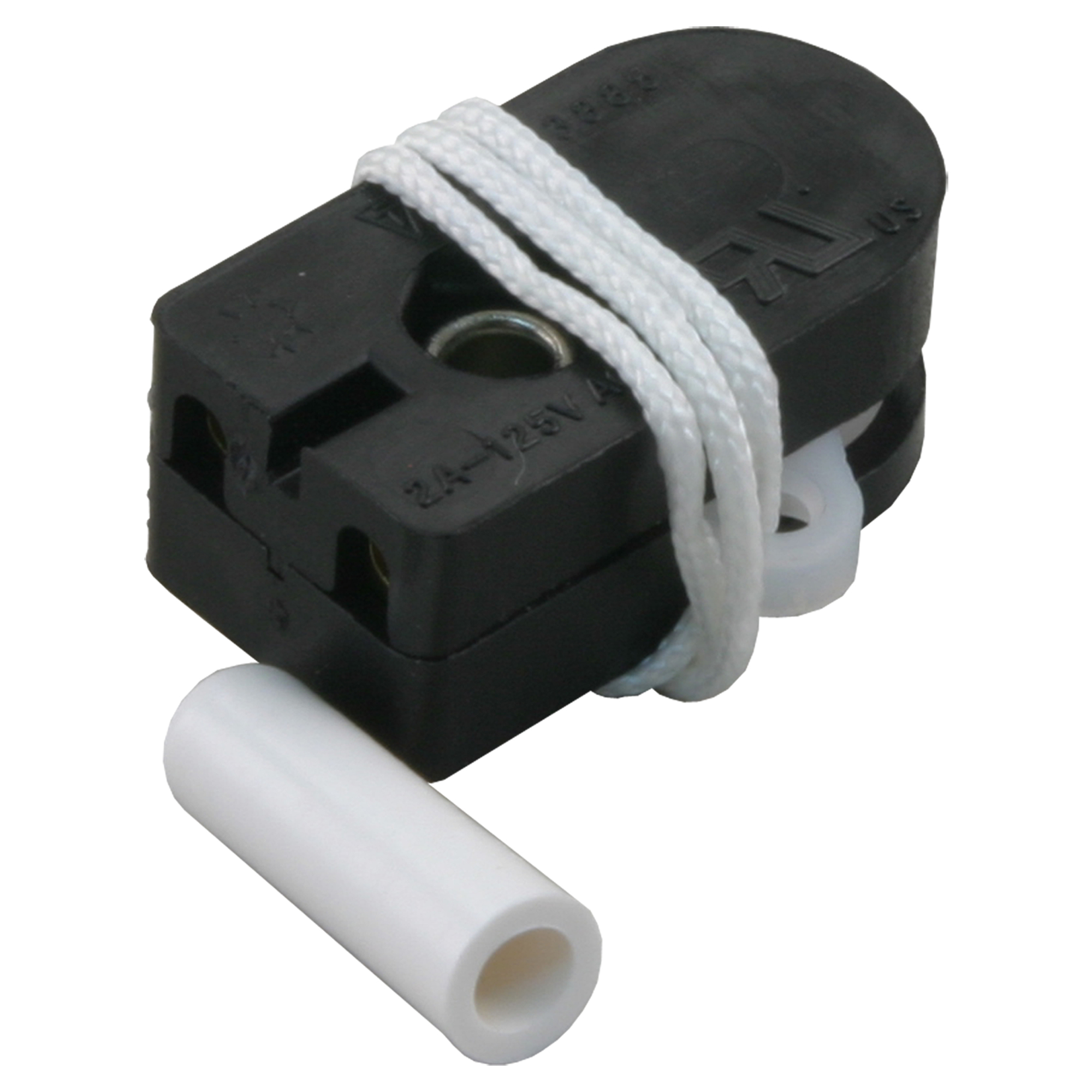 Q-LINK SCHAKELAAR - ENKELPOLIG - INBOUW - UNIVERSEEL - 28 X 12 X 20 MM - ZWART