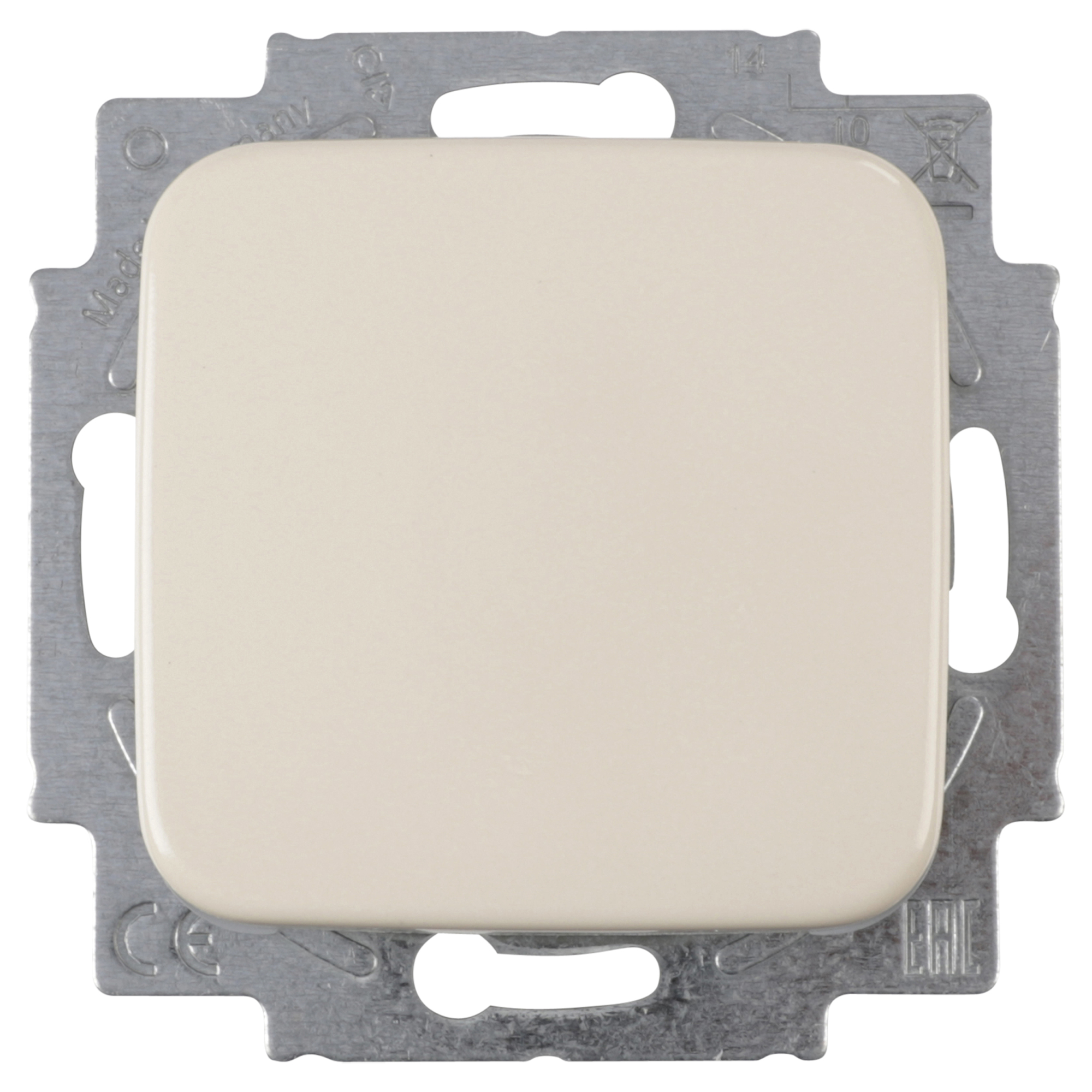 BUSCH-JAEGER SI SCHAKELAAR - INBOUW - KRUIS - CREME
