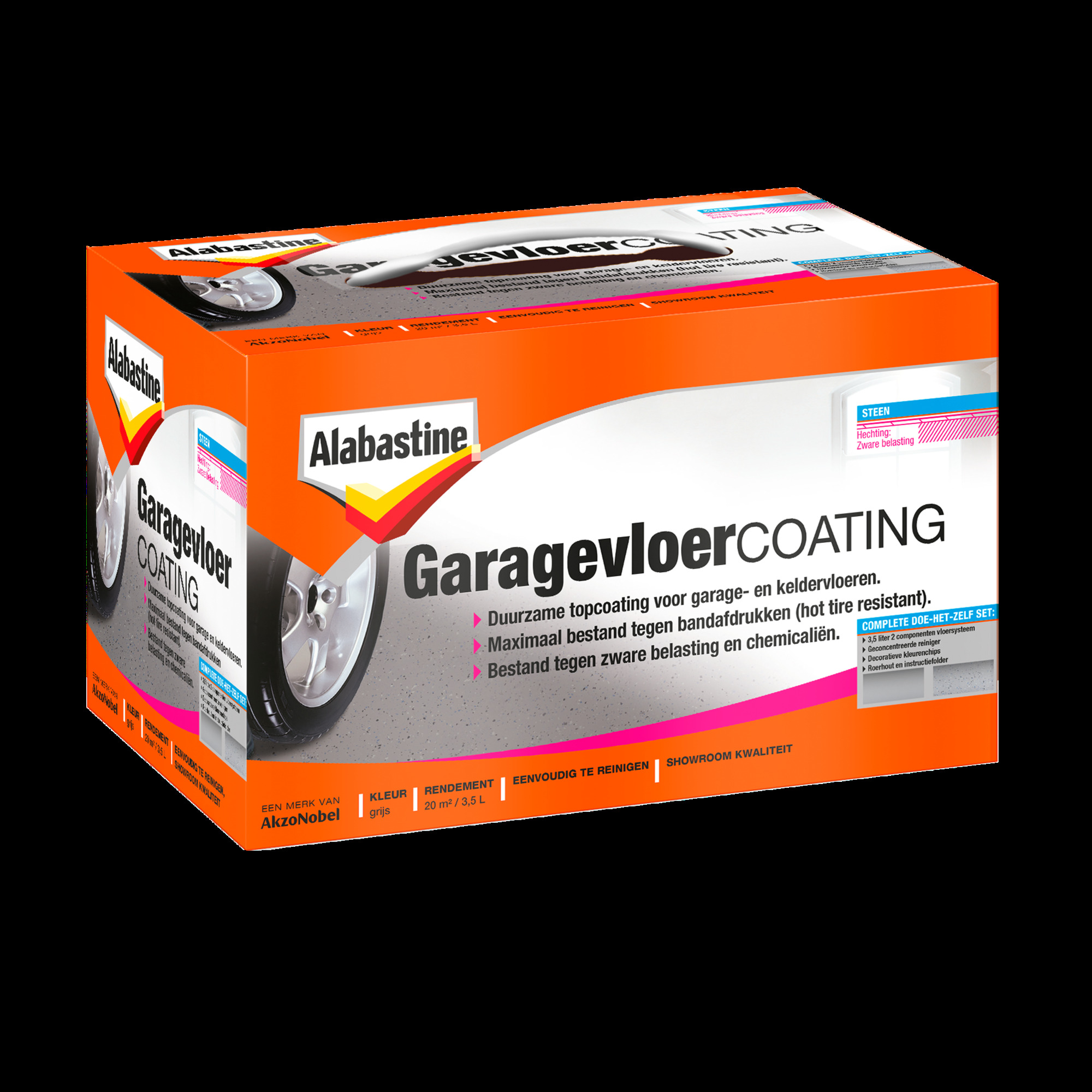ALAB. GARAGEVLOERCOATING SET 3,5LTR