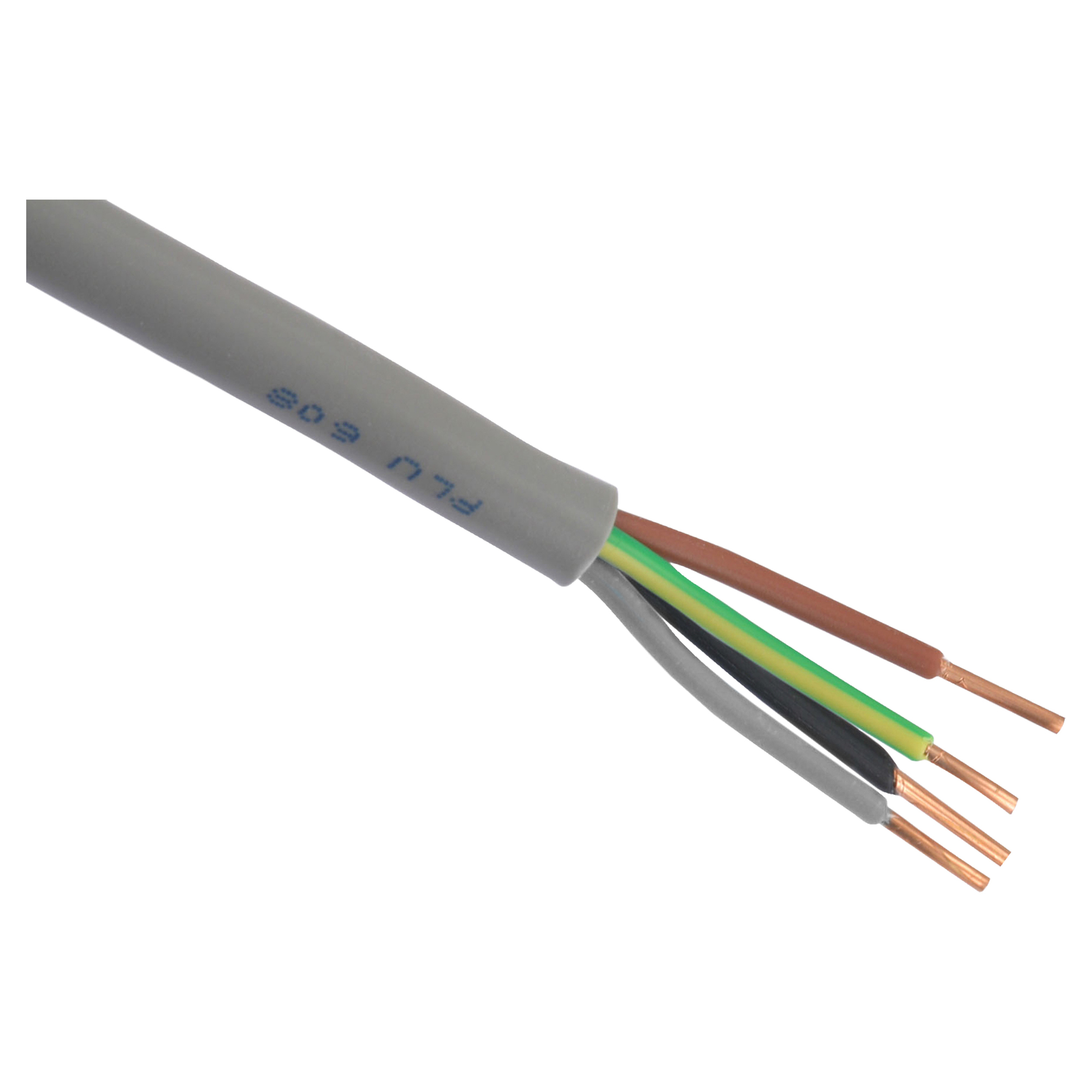 BUITENKABEL - XMVK - 4 X 2.5 MM² - 10 M - GRIJS