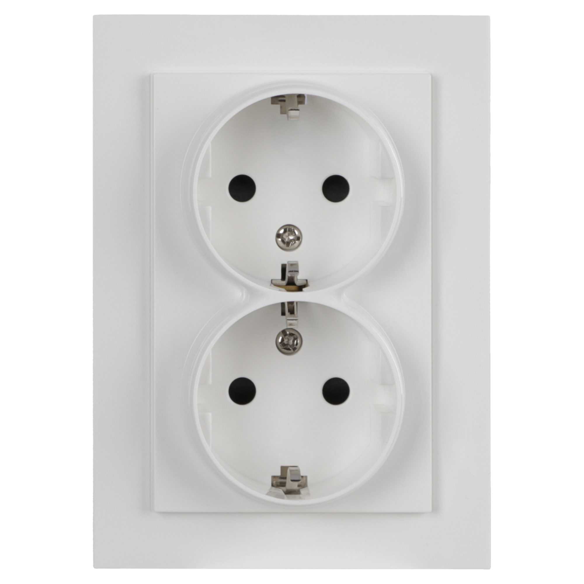 Q-LINK S-LINE CONTACTDOOS - INBOUW - 2-VOUDIG - RANDAARDE - POLARWIT