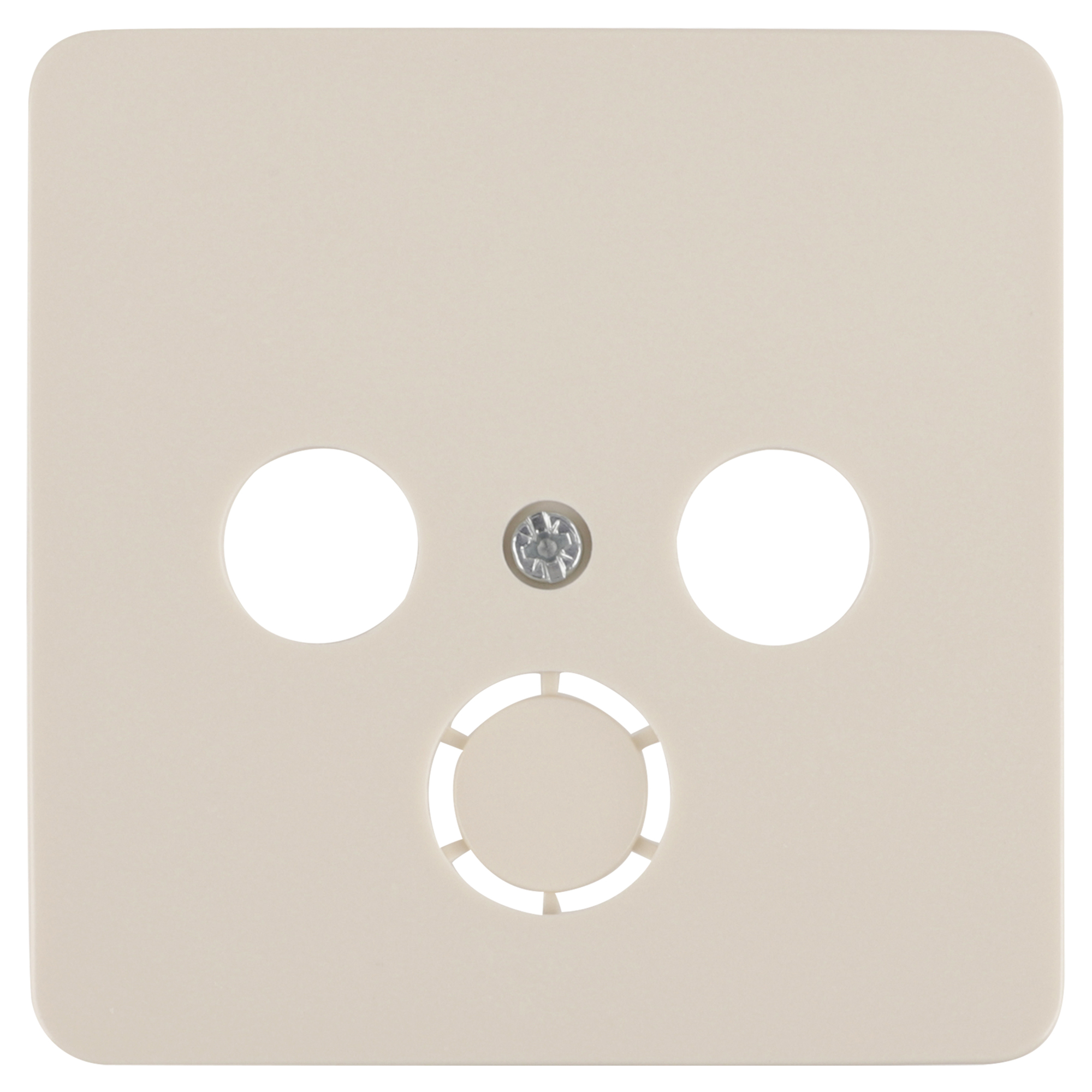 PEHA STANDARD CENTRAALPLAAT - RADIO/TV - CREME