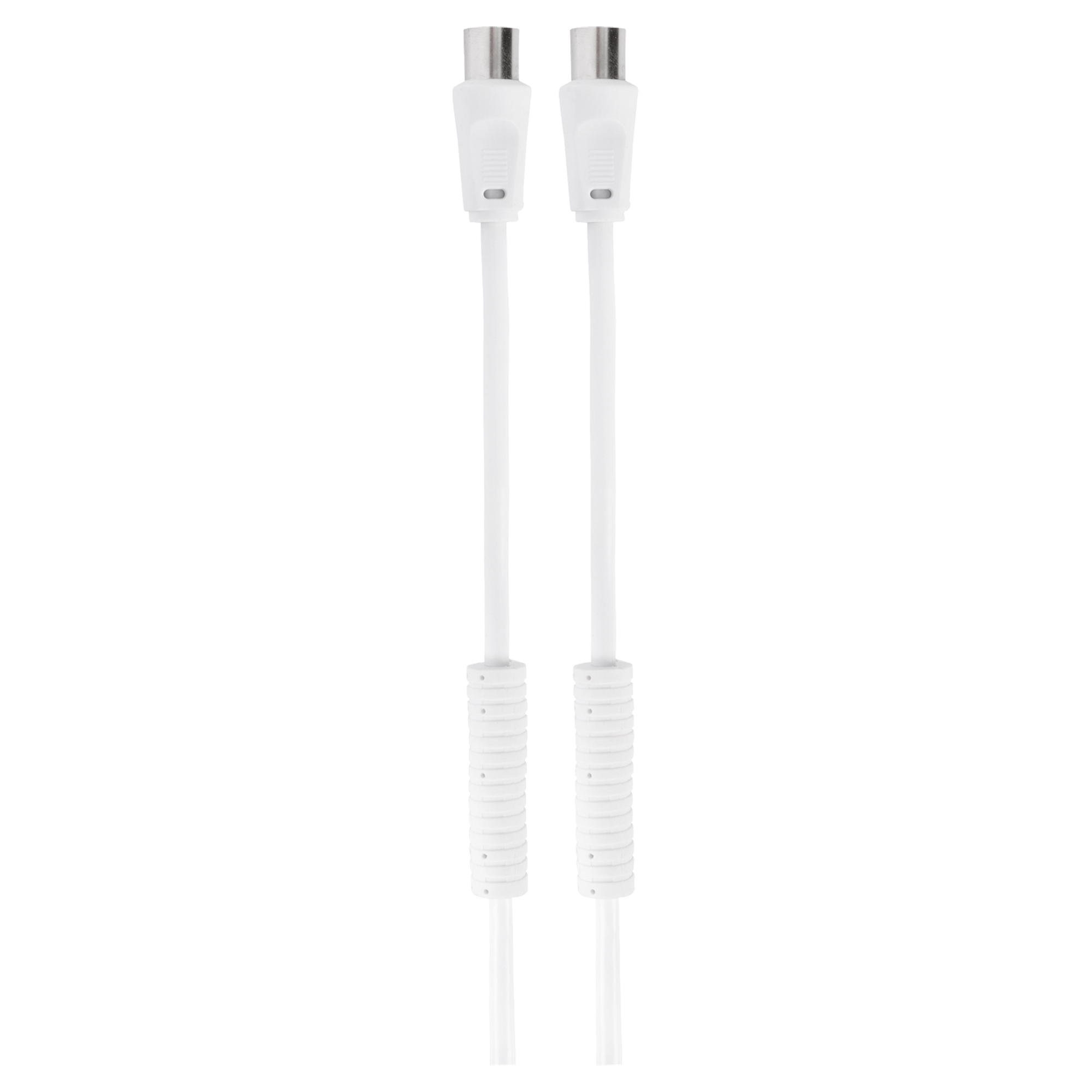 Q-LINK COAX KABEL - 3C2V - HF - STEKKER RECHT - 2 M - WIT