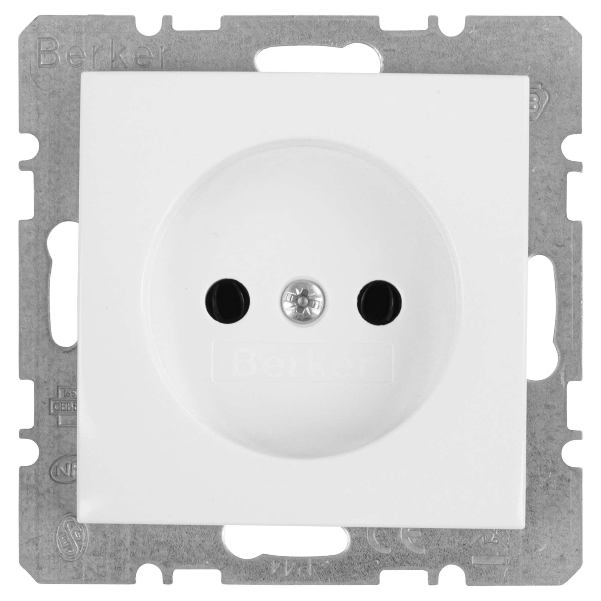 BERKER S1 CONTACTDOOS - INBOUW - 1-VOUDIG - POLARWIT