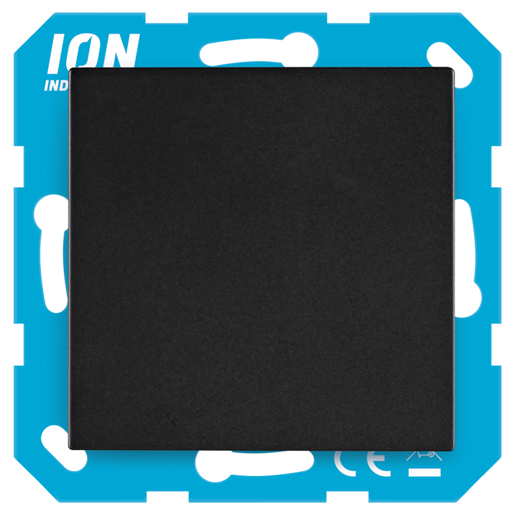 ION INDUSTRIES V1/J1 BLINDPLAAT - MAT ZWART