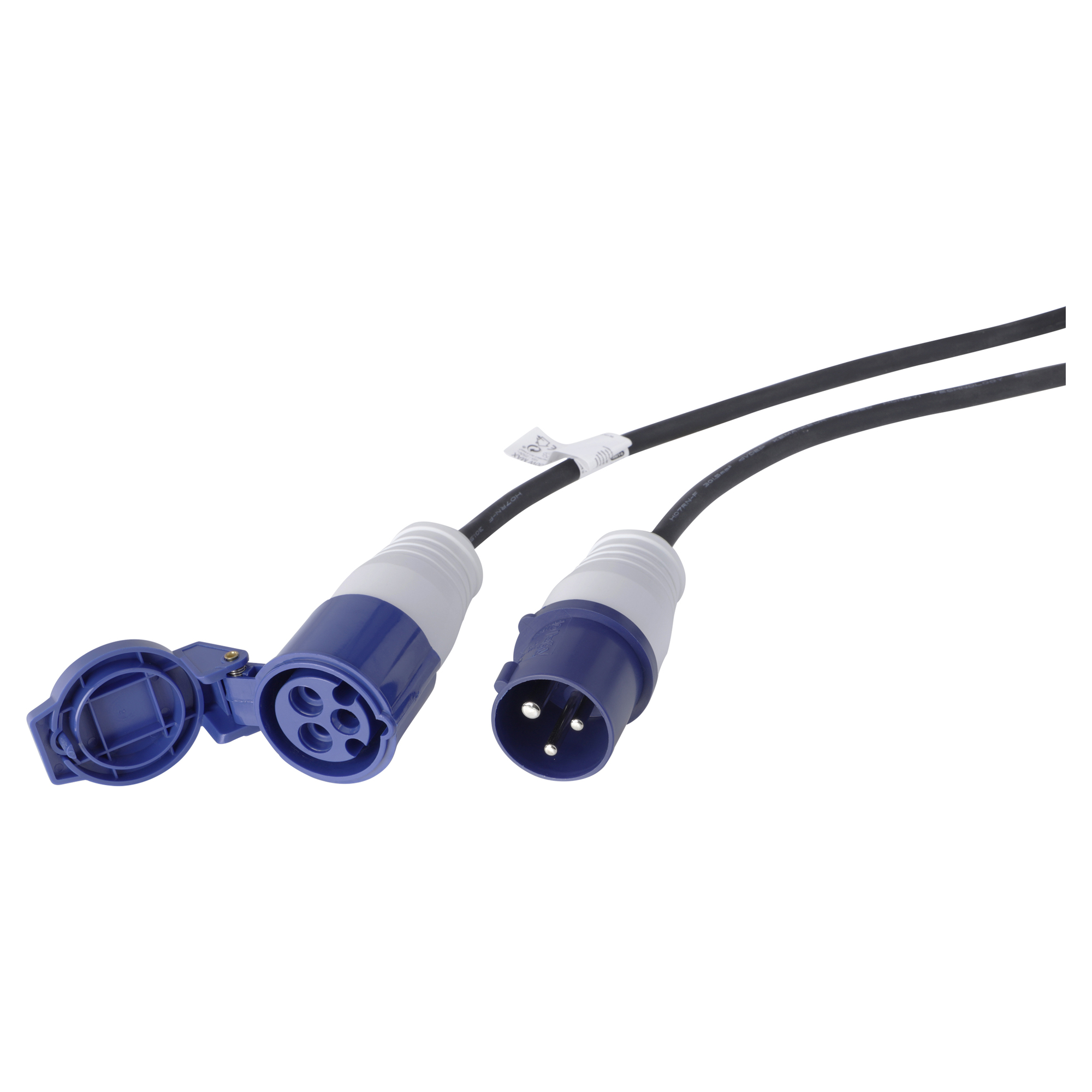 Q-LINK VERLENGSNOER - CEE - H07RNF - 16A - 3 X 1.5 MM² - 15 M - ZWART