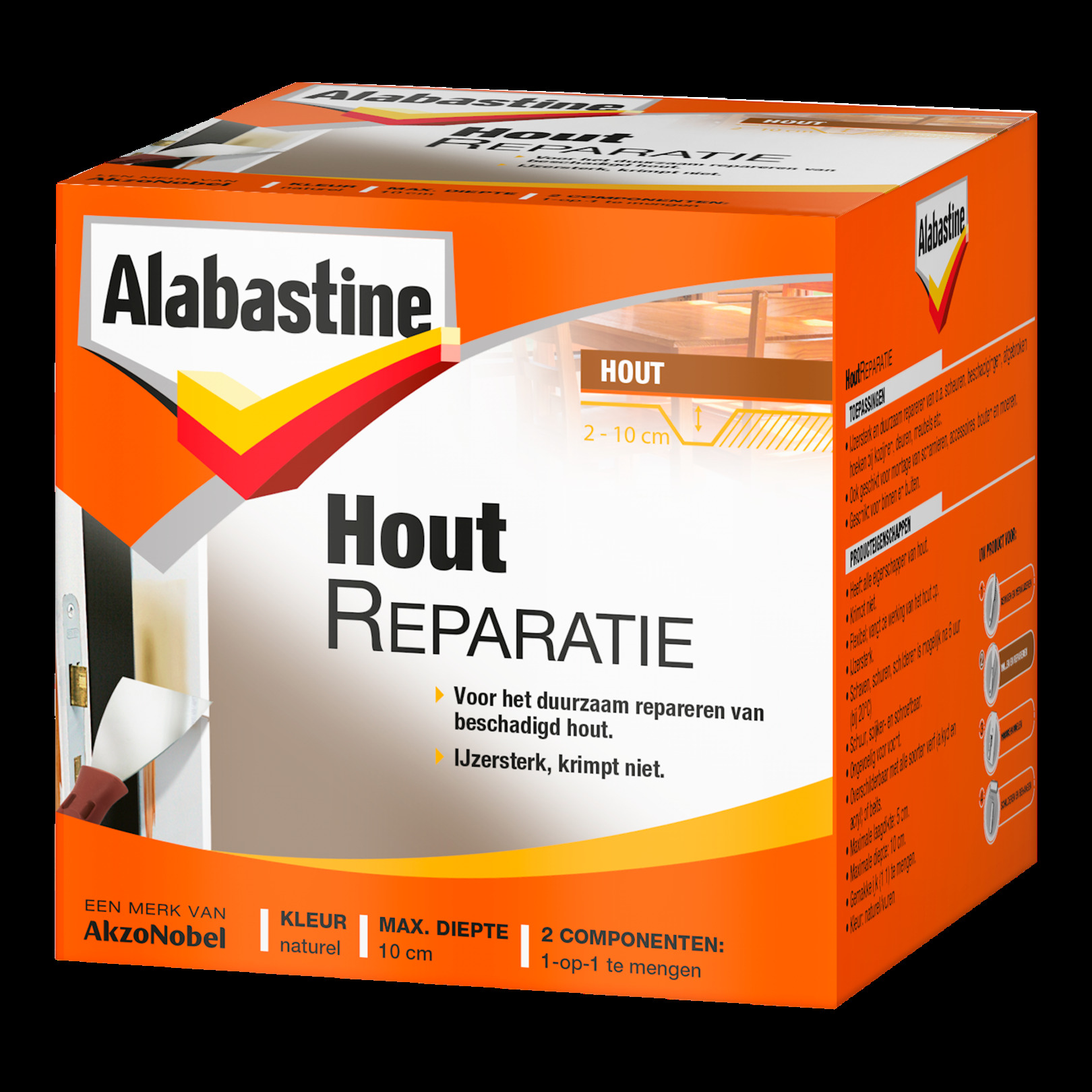 ALAB.HOUTREPARATIE 2 COMP.SET 500GR