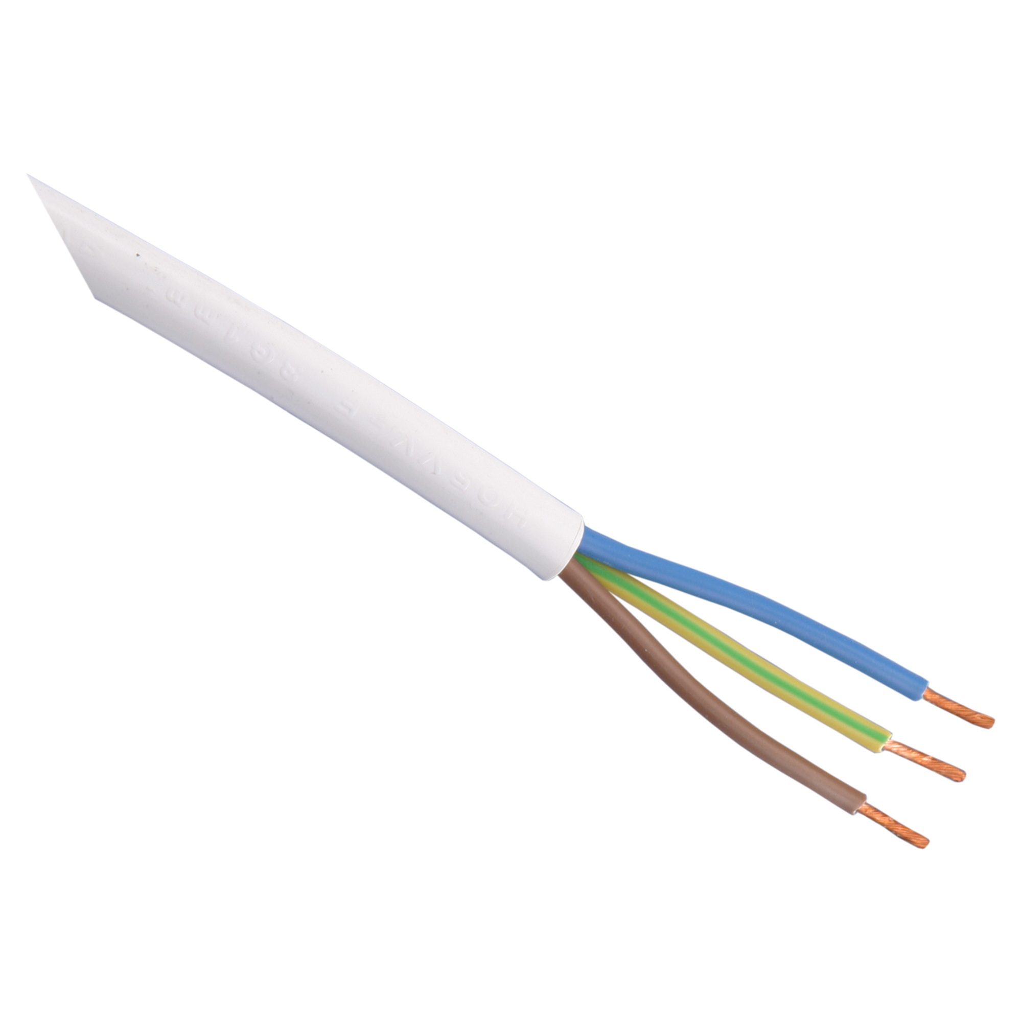 HUISHOUDKABEL - VMVL - 3 X 1.5 MM² - 5 M - WIT