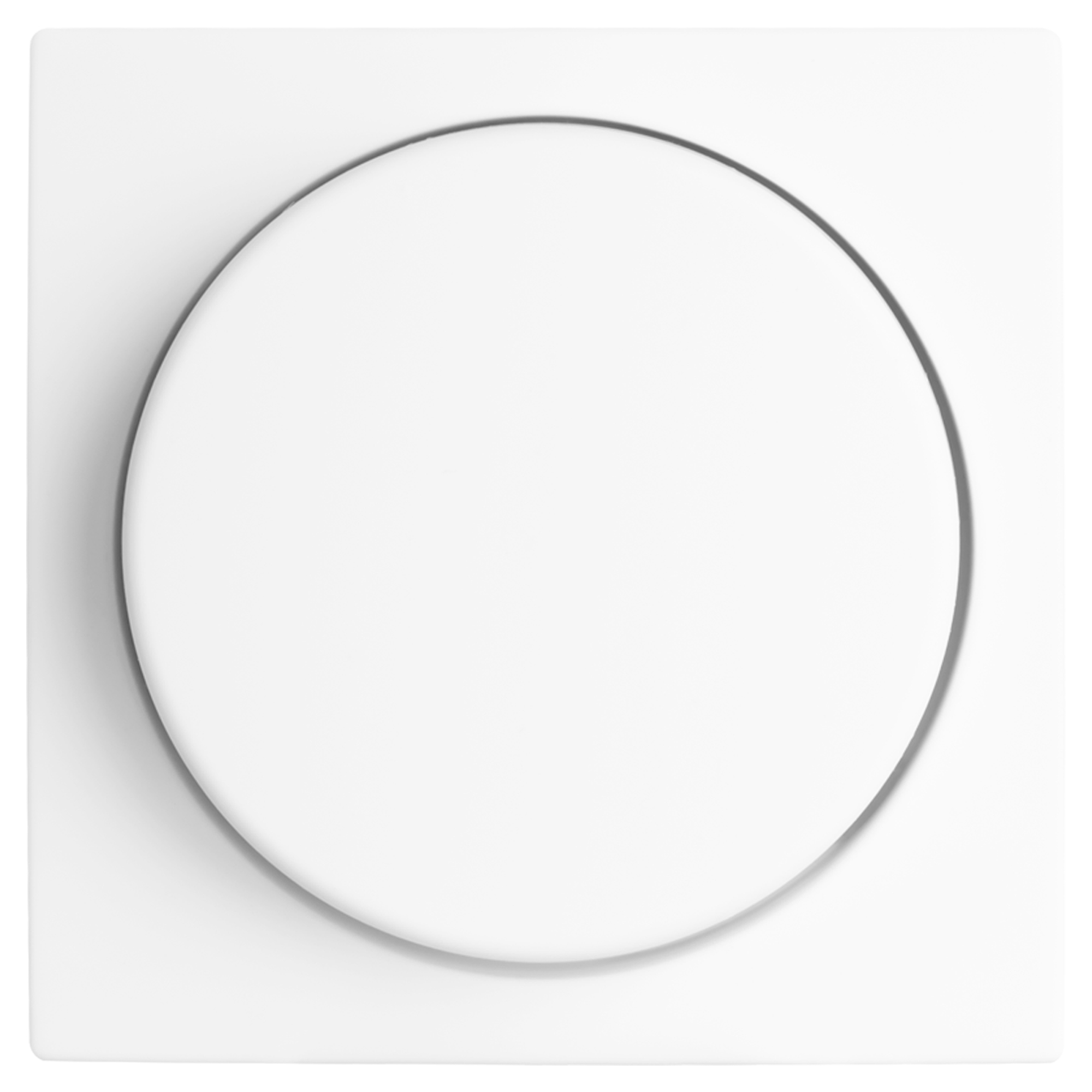 ION INDUSTRIES E1 CENTRAALPLAAT - MET KNOP - DUO DIMMER - ALPIN WIT