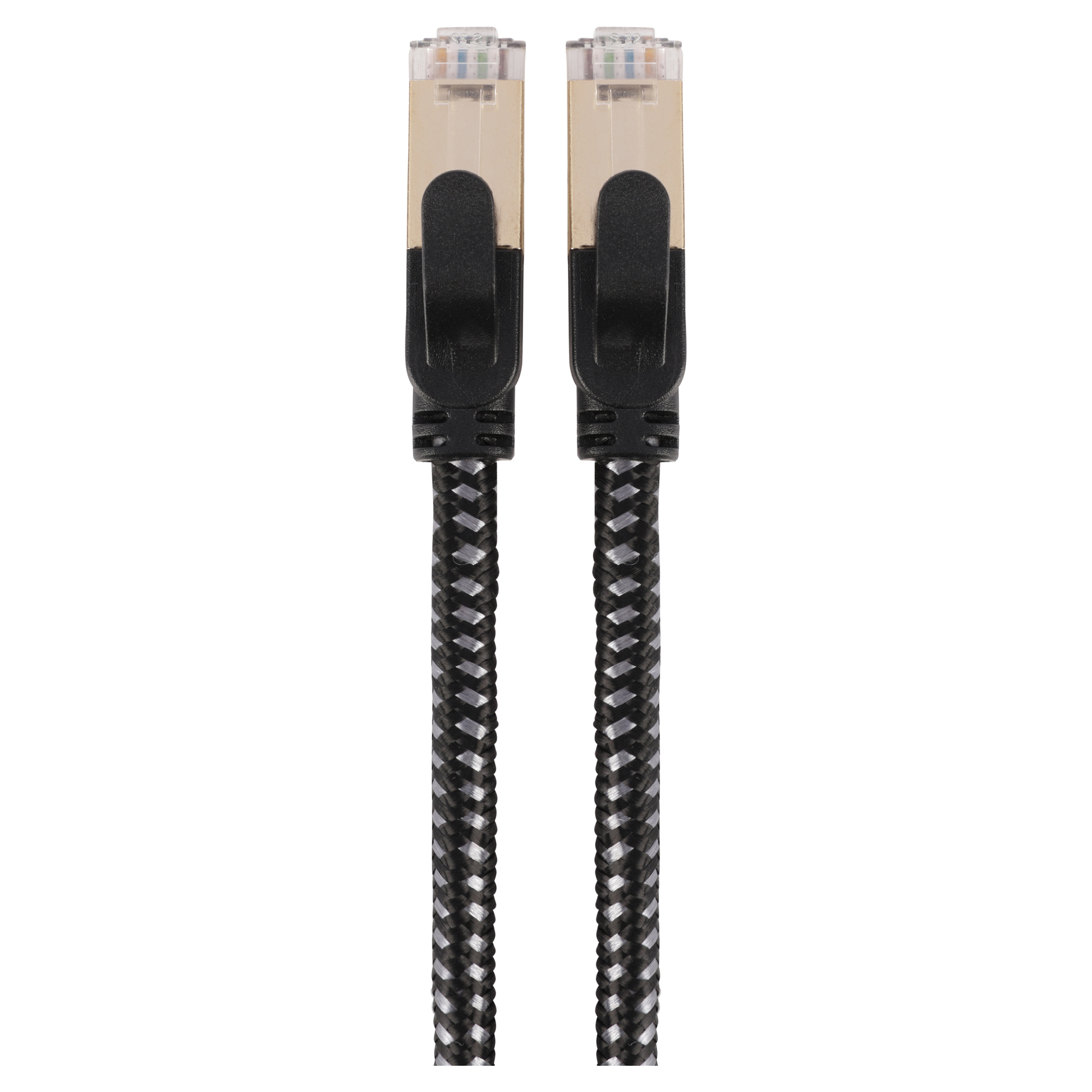 Q-LINK FTP KABEL - CAT8 - 2RJ45 - KPN - 1.5 M - ZWART