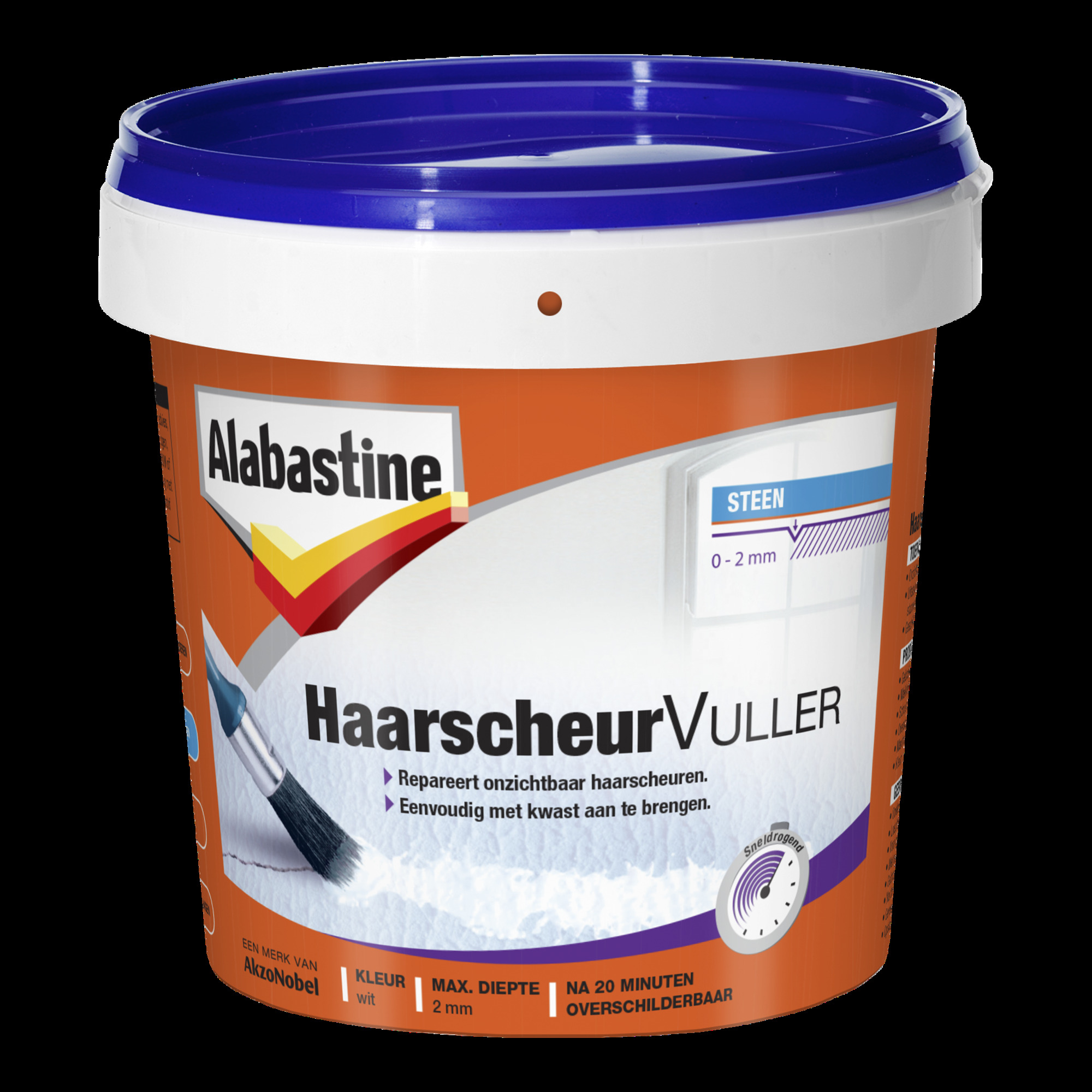 ALAB. HAARSCHEURVULLER POT 250ML
