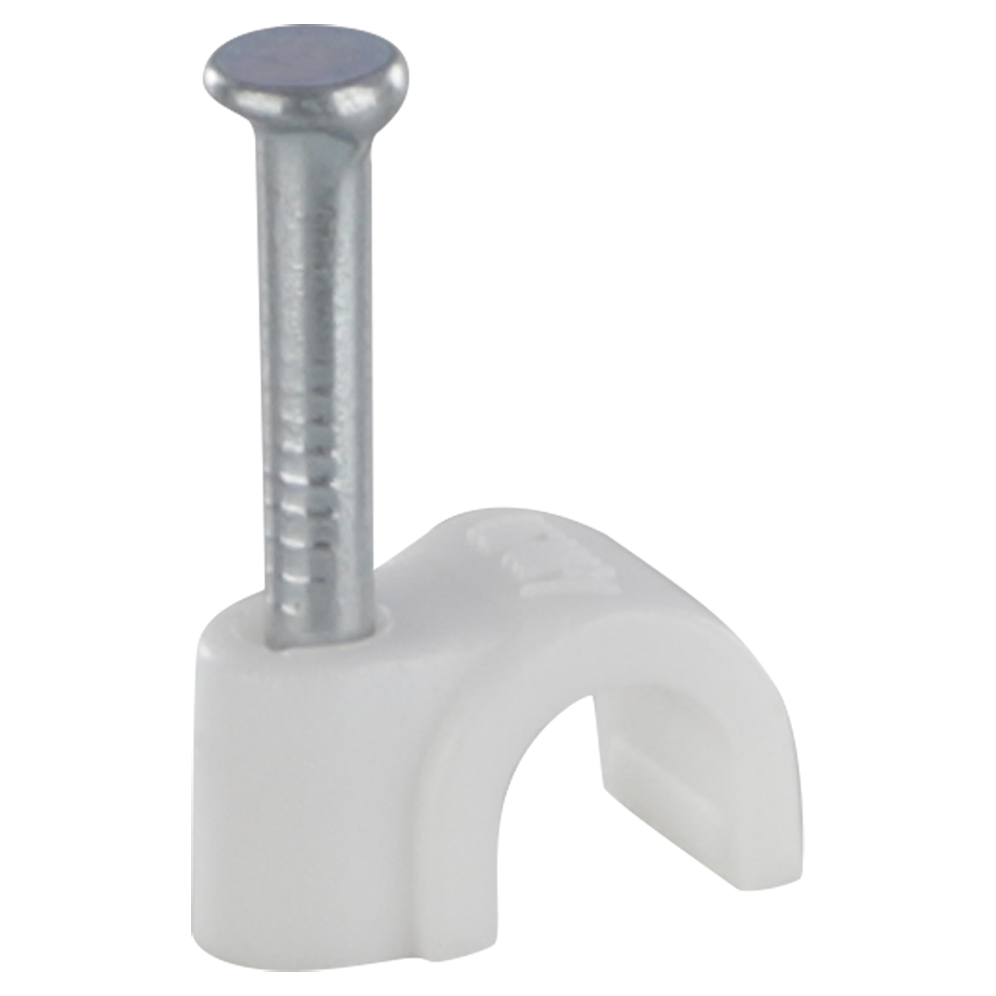 Q-LINK KABELCLIP - ROND - 4 MM - WIT
