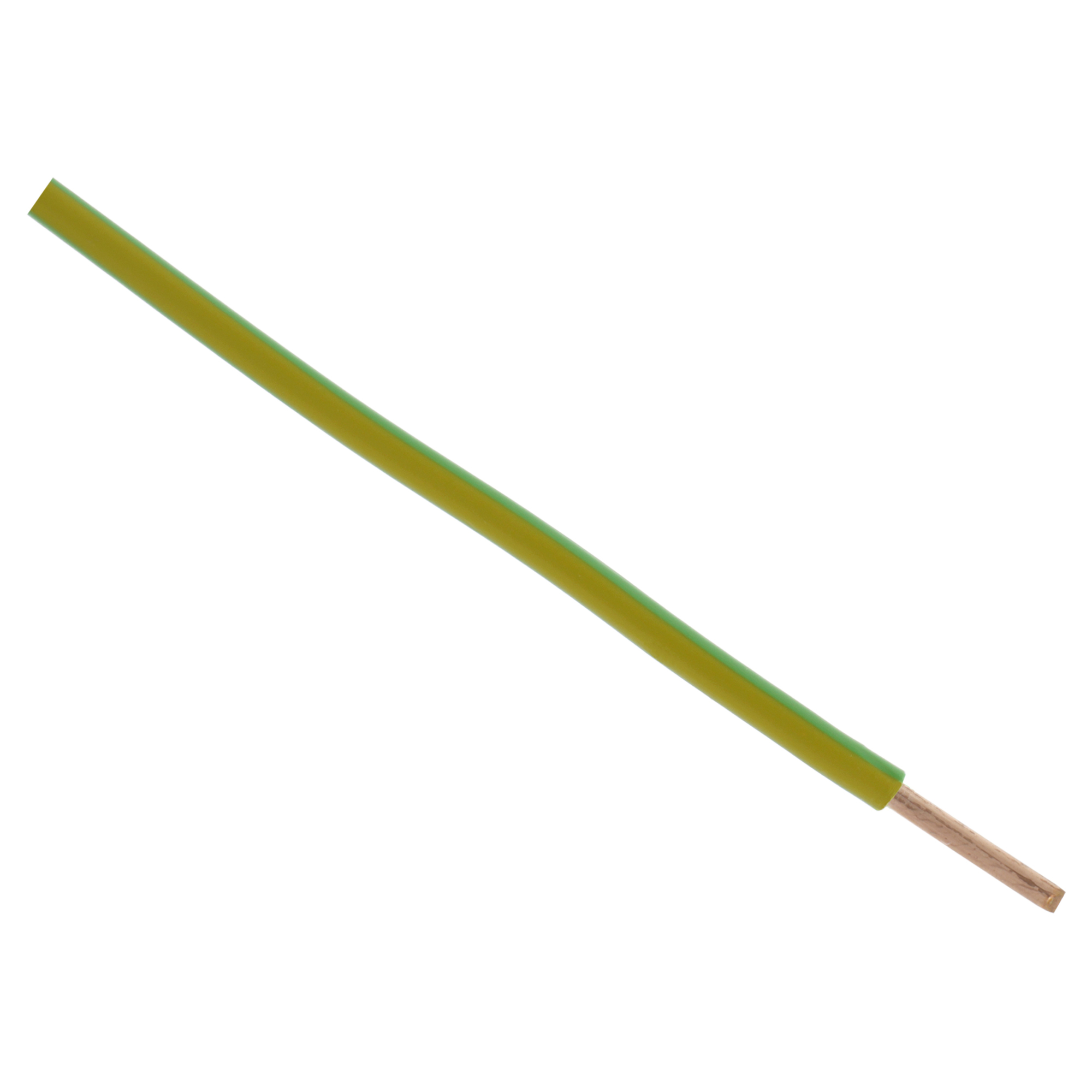 INSTALLATIEDRAAD - VD - 6.0 MM² - 2.5 M - GEEL/GROEN