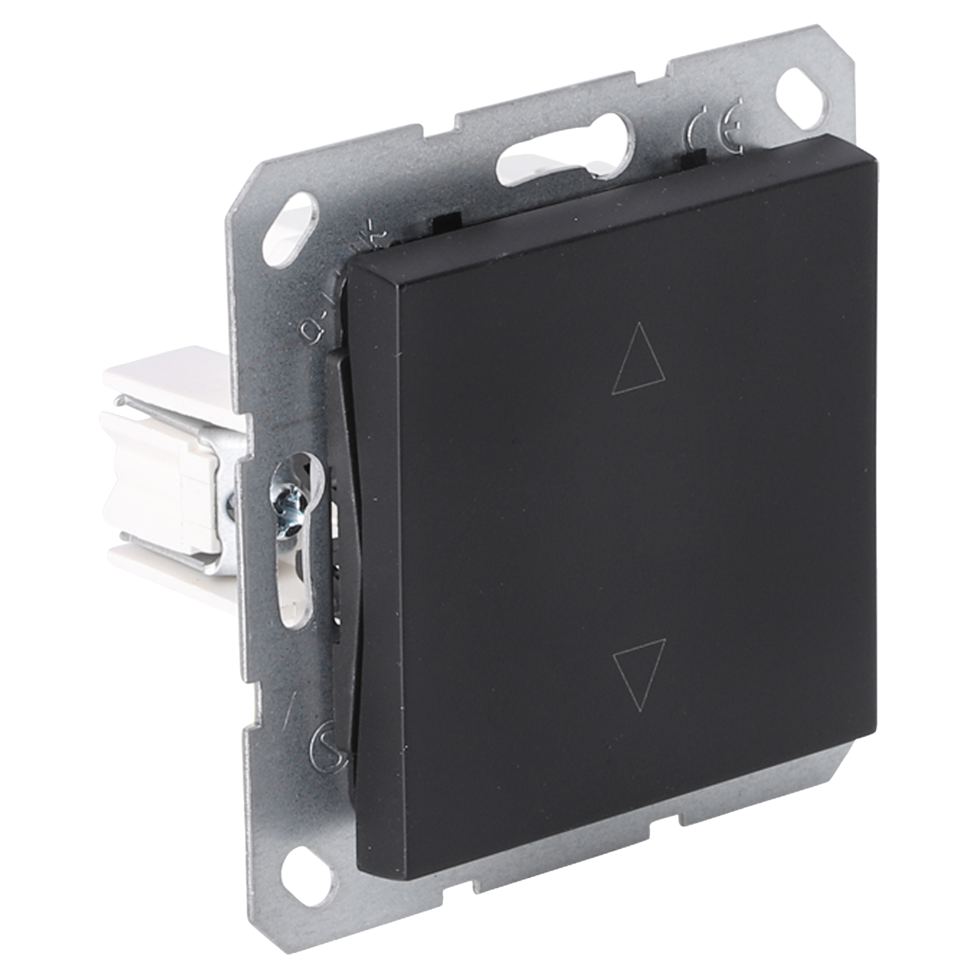 Q-LINK S-LINE SCHAKELAAR - INBOUW - JALOEZIE - UP/DOWN - MAT ZWART