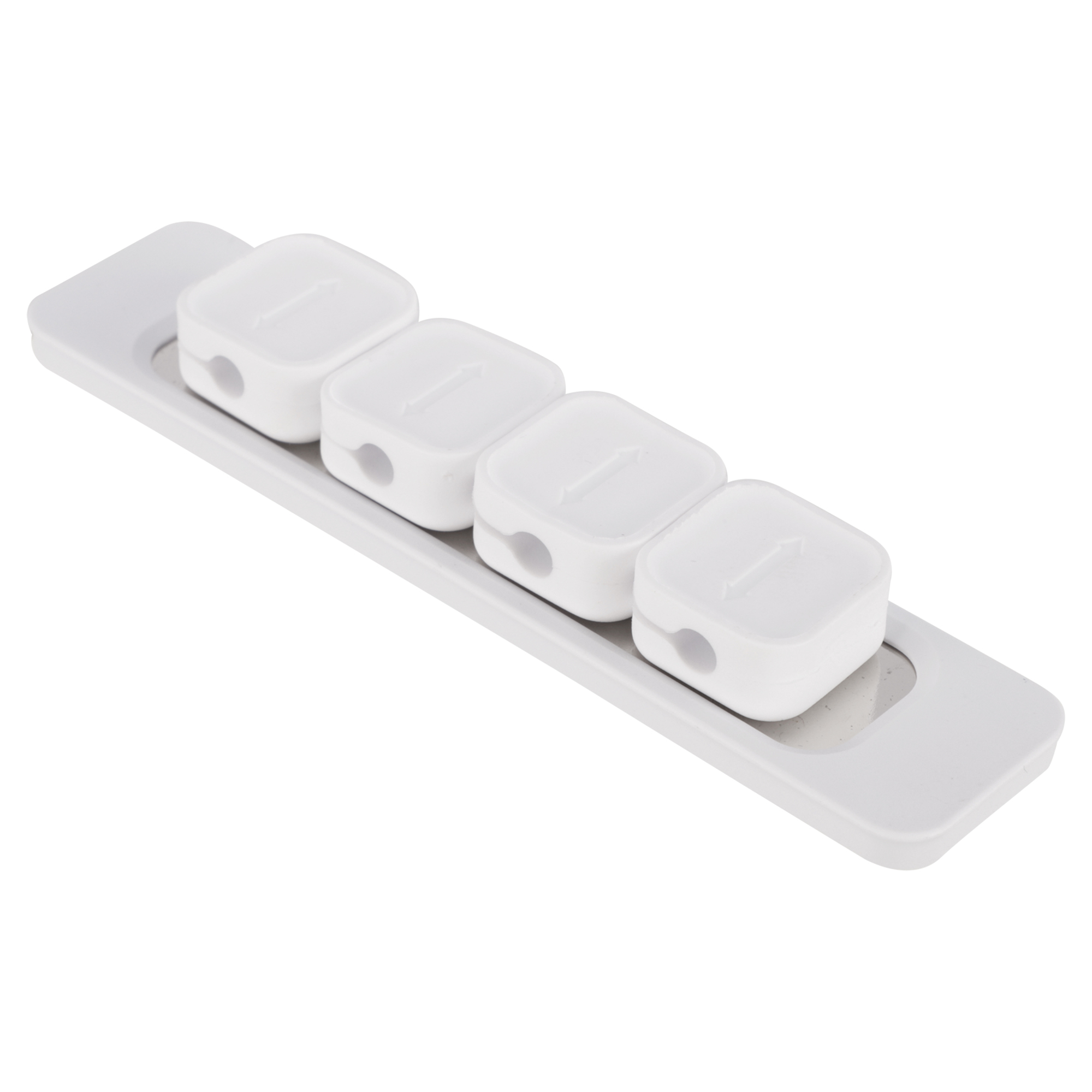 Q-LINK KABELCLIP - MAGNETISCH - WIT