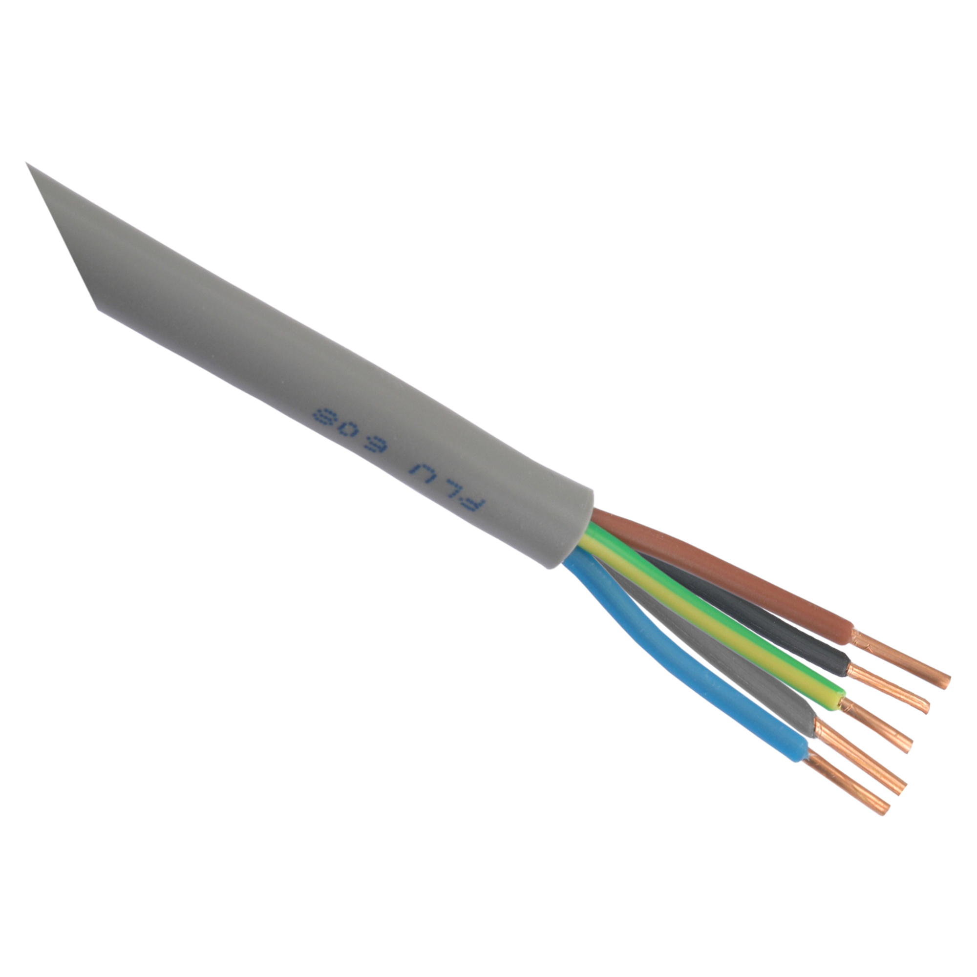 BUITENKABEL - XMVK - 5 X 2.5 MM² - GRIJS