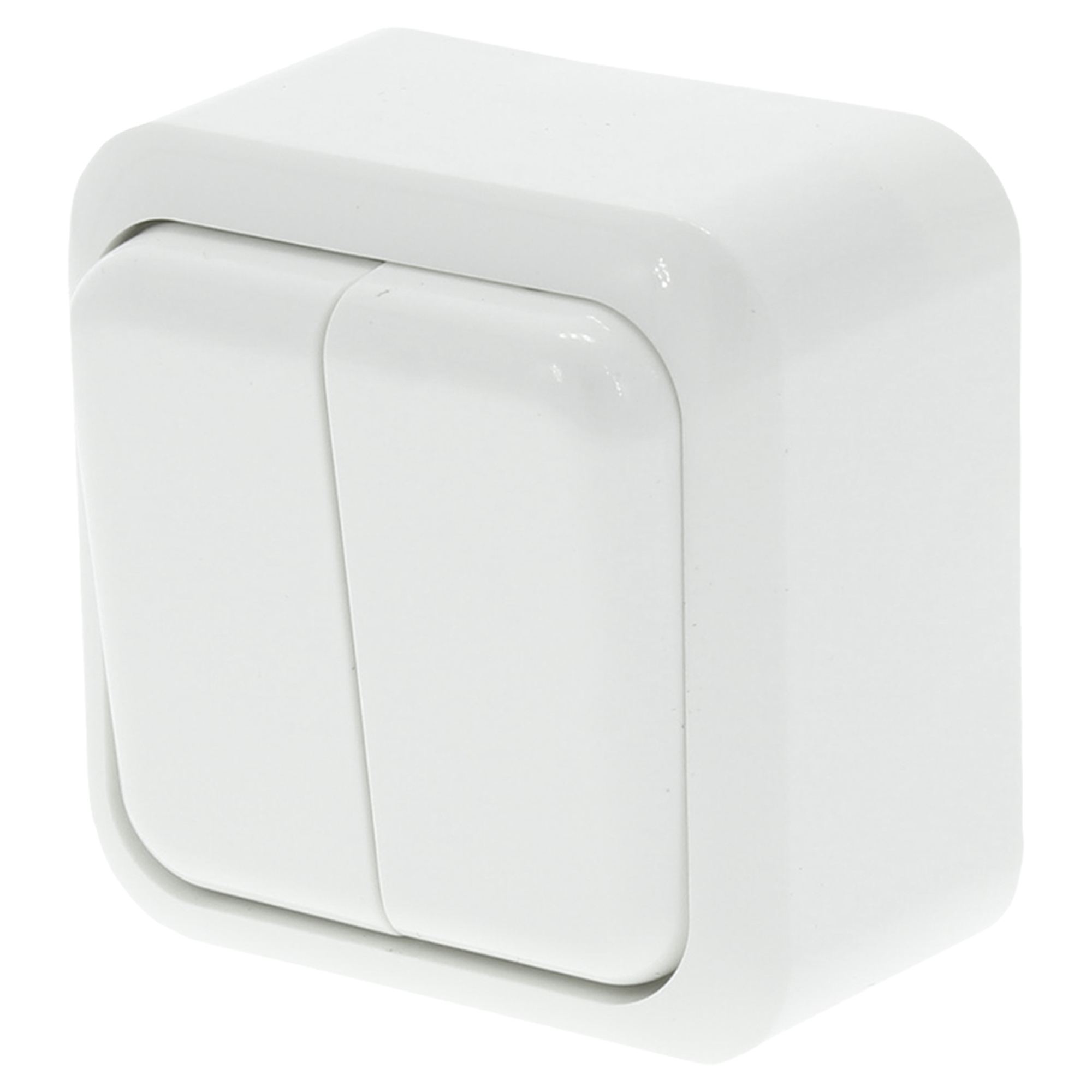 Q-LINK SCHAKELAAR - OPBOUW - SERIE - POLARWIT