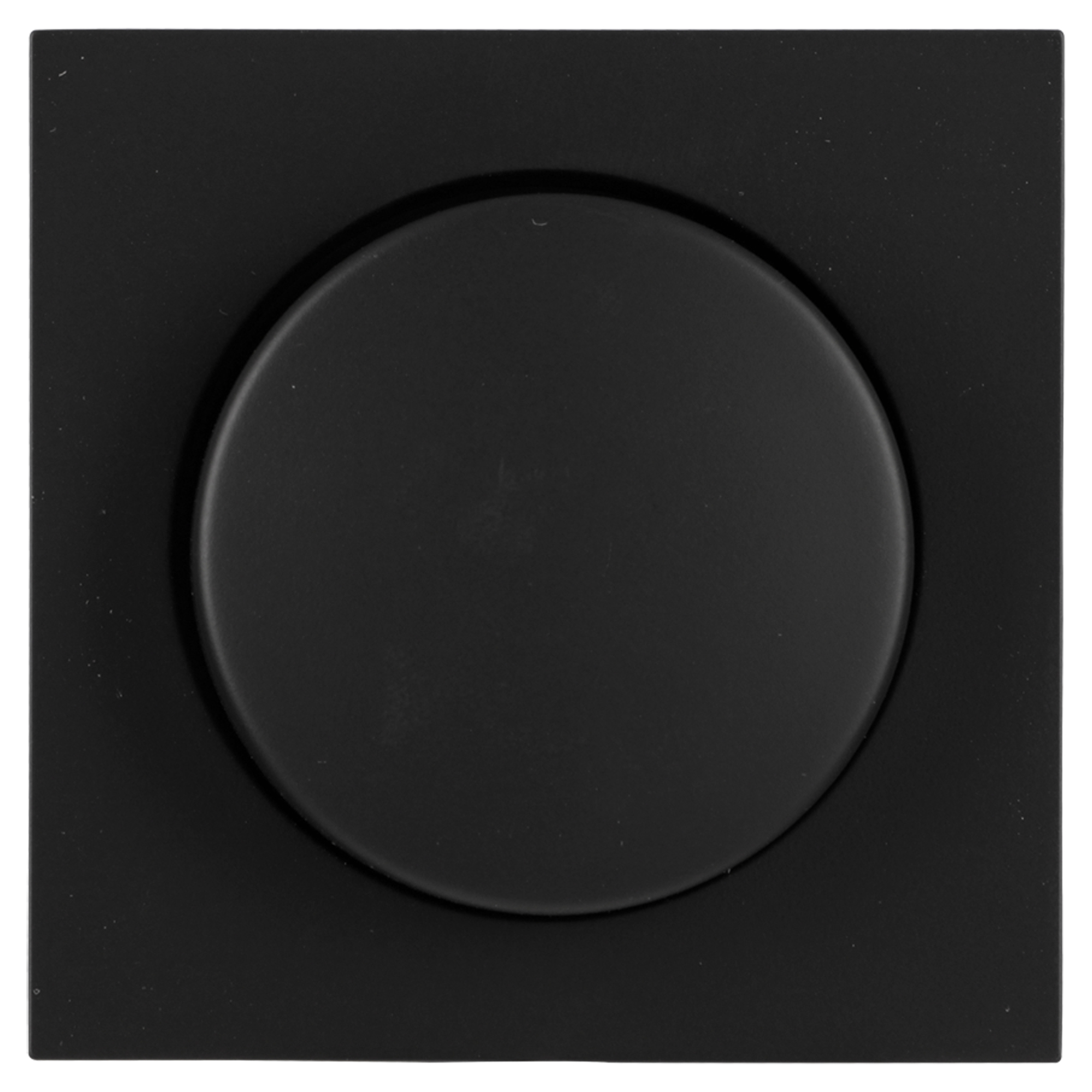 Q-LINK S-LINE CENTRAALPLAAT - MET KNOP - DIMMER - MAT ZWART