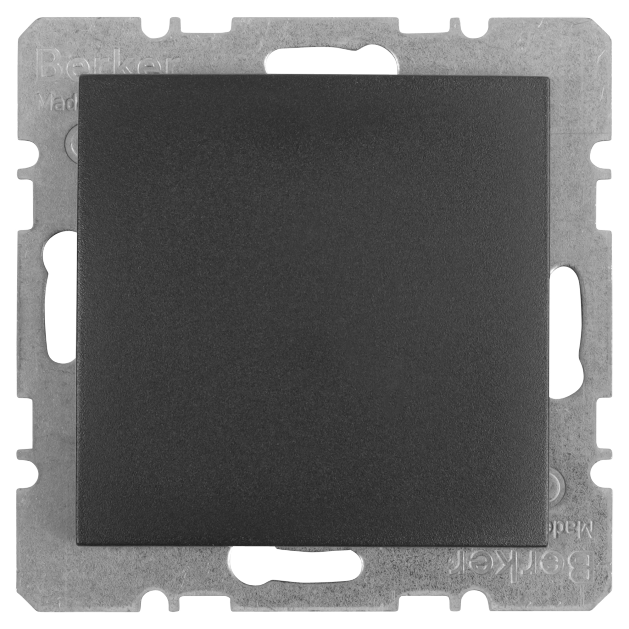BERKER S1 BLINDPLAAT - ANTRACIET