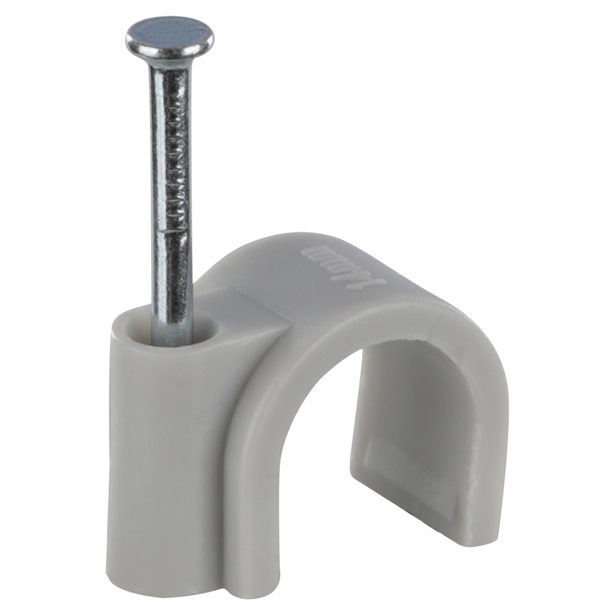 Q-LINK KABELCLIP - ROND - 14 MM - GRIJS