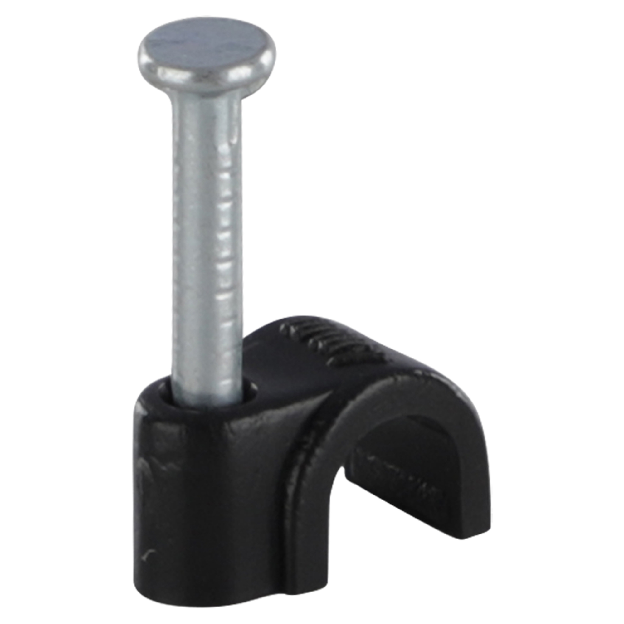 Q-LINK KABELCLIP - ROND - 4 MM - ZWART