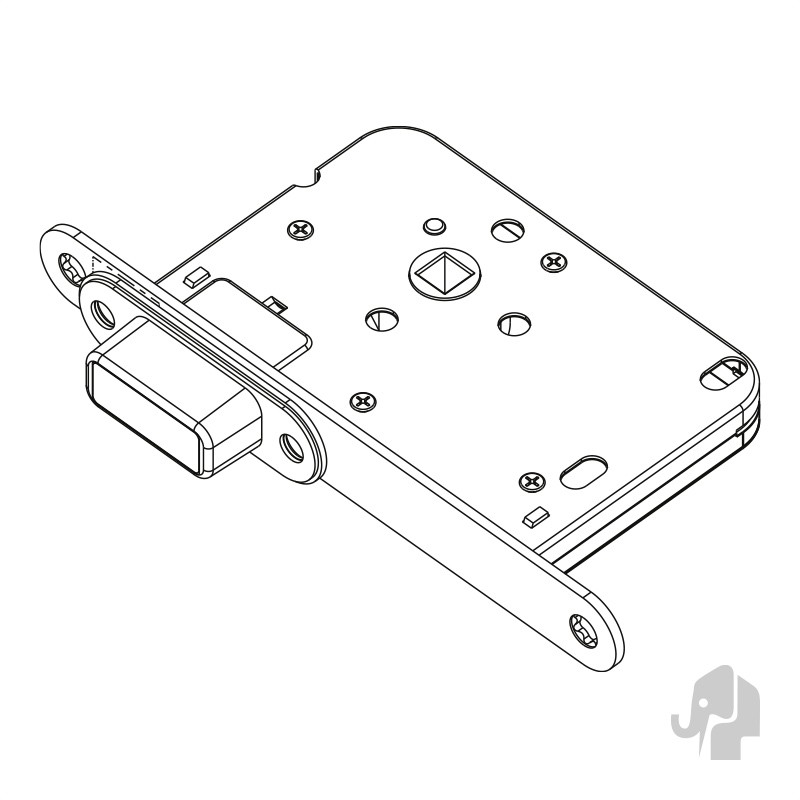 MAGNEET LOOPSLOT (MODEL 1255) ZWARTE VOORPLAAT - Afbeelding 5