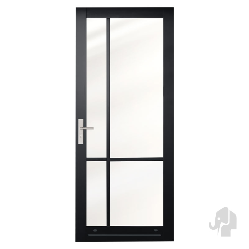 FSC PRODUCTIE BALKONDEUR NERO EXTERIORE ASTI 103X201,5CM INCL. GEMONTEERD HR++ ISOLATIEGLAS