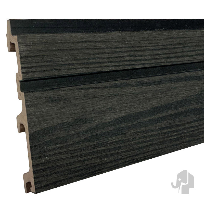 EVA-LAST COAL BLACK FSC APEX COMPOSIET BLINDE GEVELBEKLEDING STRIPES S/L 24,5X152(163)X5900MM