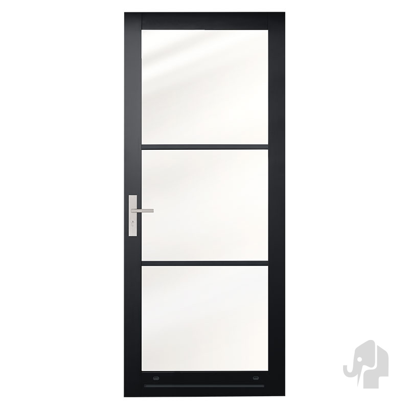 FSC PRODUCTIE BALKONDEUR NERO EXTERIORE GENOVA 98X211,5CM INCL. GEMONTEERD HR++ ISOLATIEGLAS
