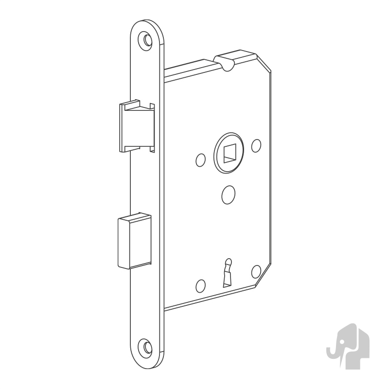 DAG & NACHT SLOT (MODEL 1266) RVS VOORPLAAT - Afbeelding 2