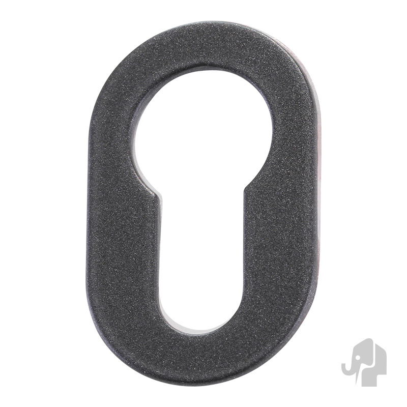 CILINDERROZET PAAR "IBIZA" OVAAL GUNMETAL TBV "DESTINO"