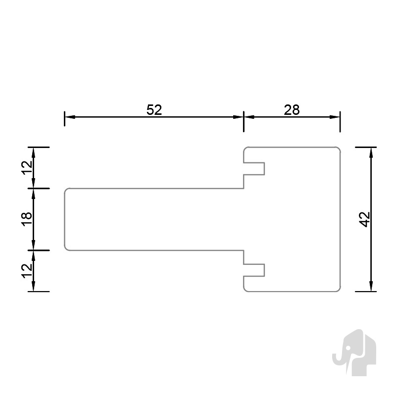FSC KALF "RENOV8 BLANCO" T.B.V. DEUR 83CM WANDDIKTE 70MM WIT RAL 9016 - Afbeelding 2