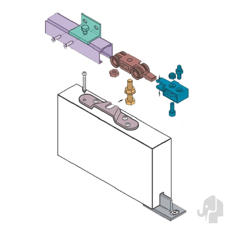 SCHUIFDEURSYSTEEM SWIPE LIGHT - Afbeelding 2