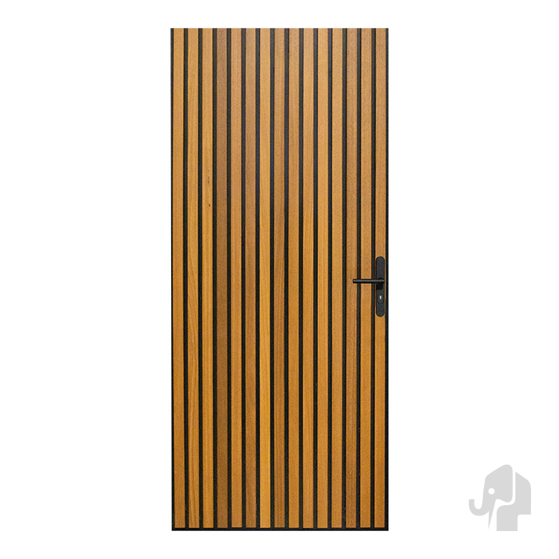 FSC ISOTHERM VOORDEUR "STRIPES" THERMO AYOUS 83X201,5CM LINKS