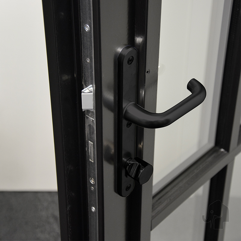 FSC PRODUCTIE BALKONDEUR NERO EXTERIORE BRESCIA 103X211,5CM INCL. GEMONTEERD HR++ ISOLATIEGLAS - Afbeelding 2