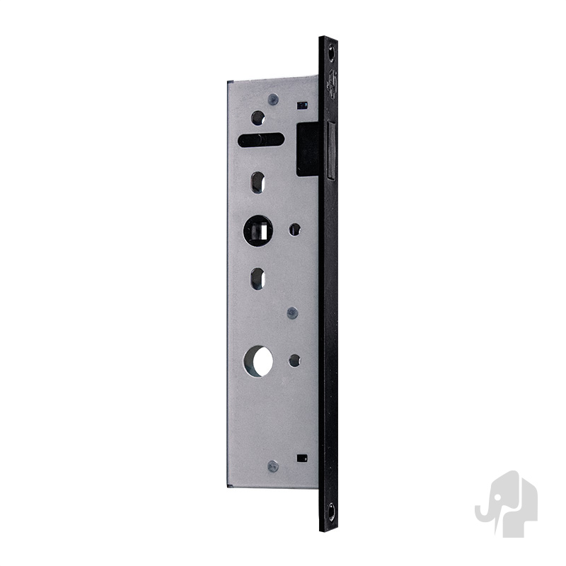 MAGNEET SMAL LOOPSLOT (MODEL 1099.0) ZWARTE VOORPLAAT T.B.V. STOMPE DEUR
